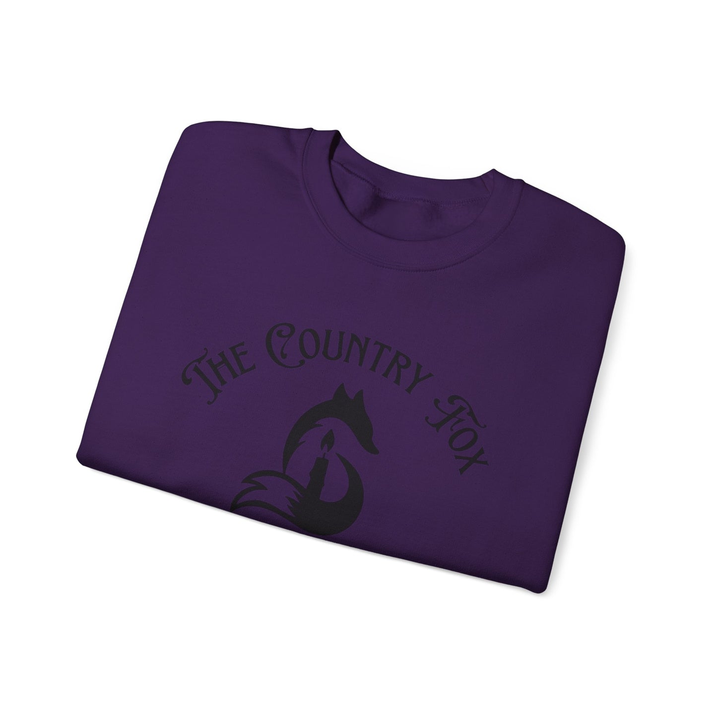 Country Fox Crewneck Sweatshirt — "The Country Fox" Logo Pullover