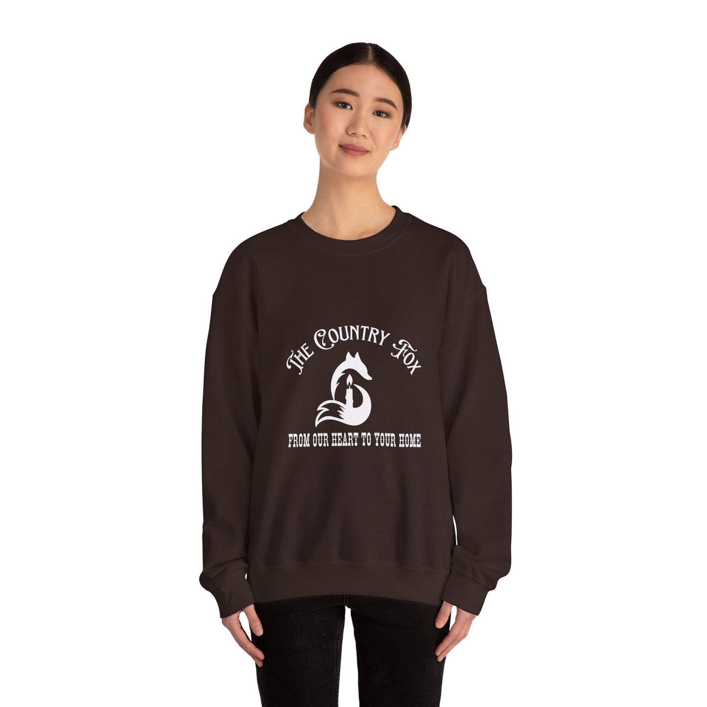 Country Fox Crewneck Sweatshirt — "The Country Fox" Logo Pullover