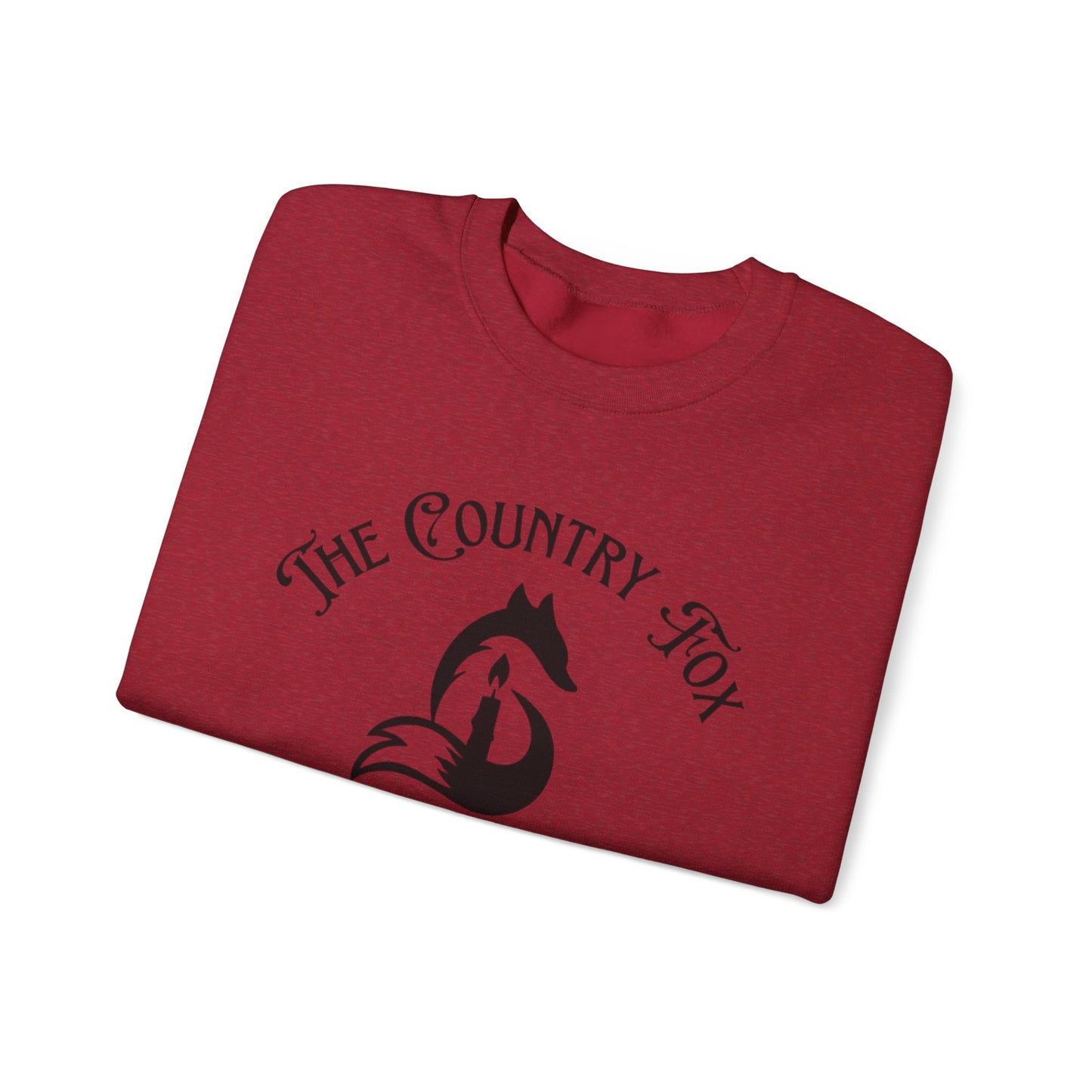 Country Fox Crewneck Sweatshirt — "The Country Fox" Logo Pullover