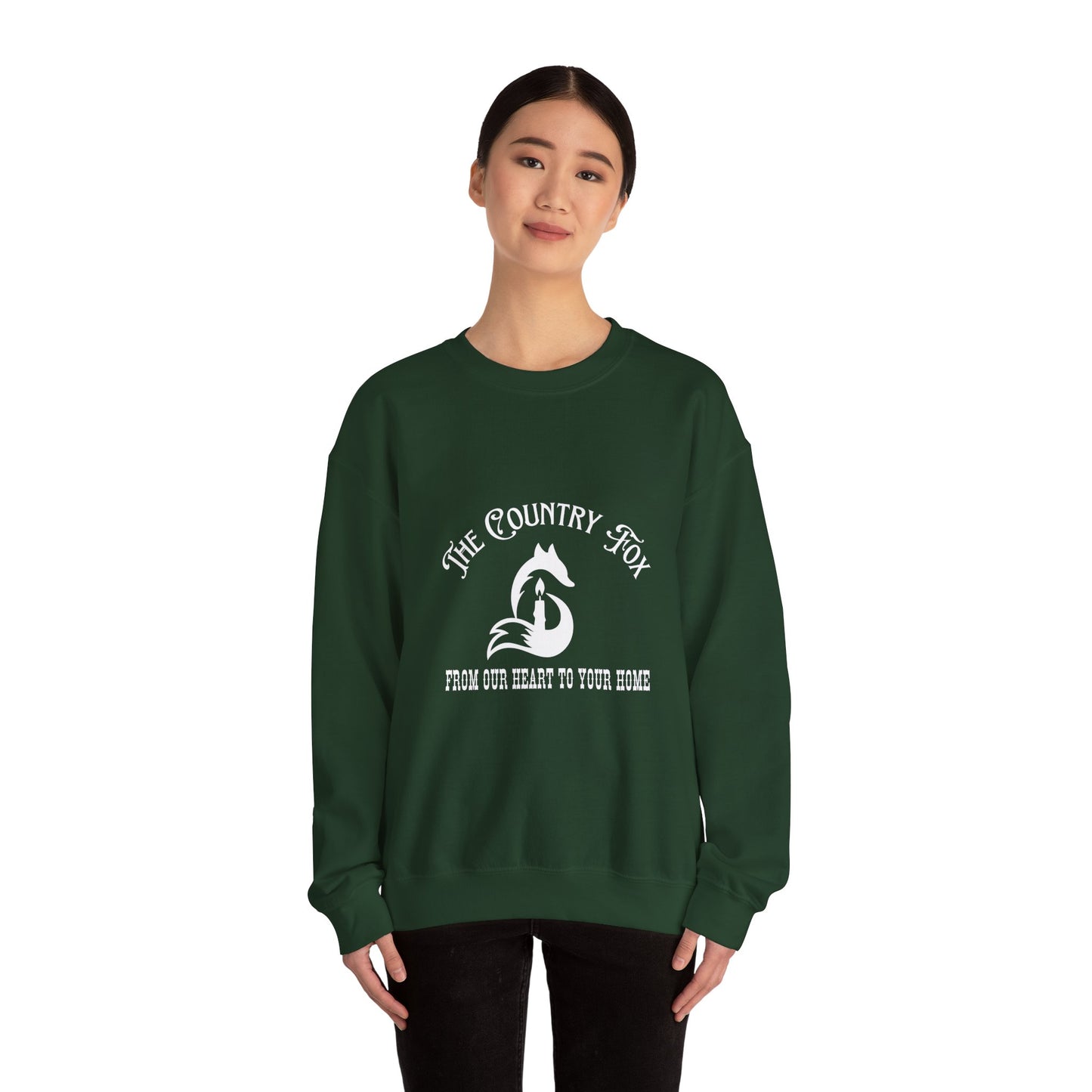Country Fox Crewneck Sweatshirt — "The Country Fox" Logo Pullover