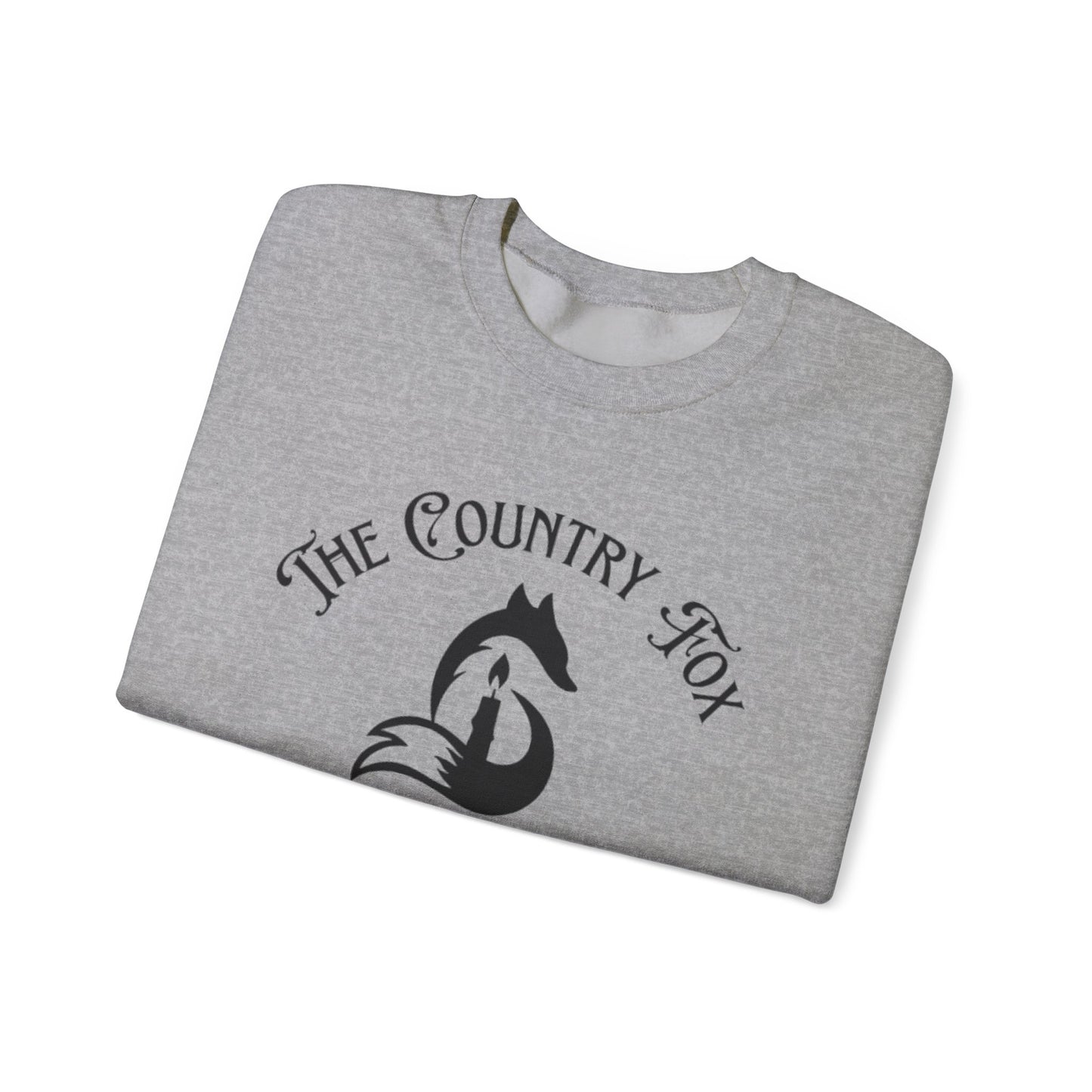 Country Fox Crewneck Sweatshirt — "The Country Fox" Logo Pullover