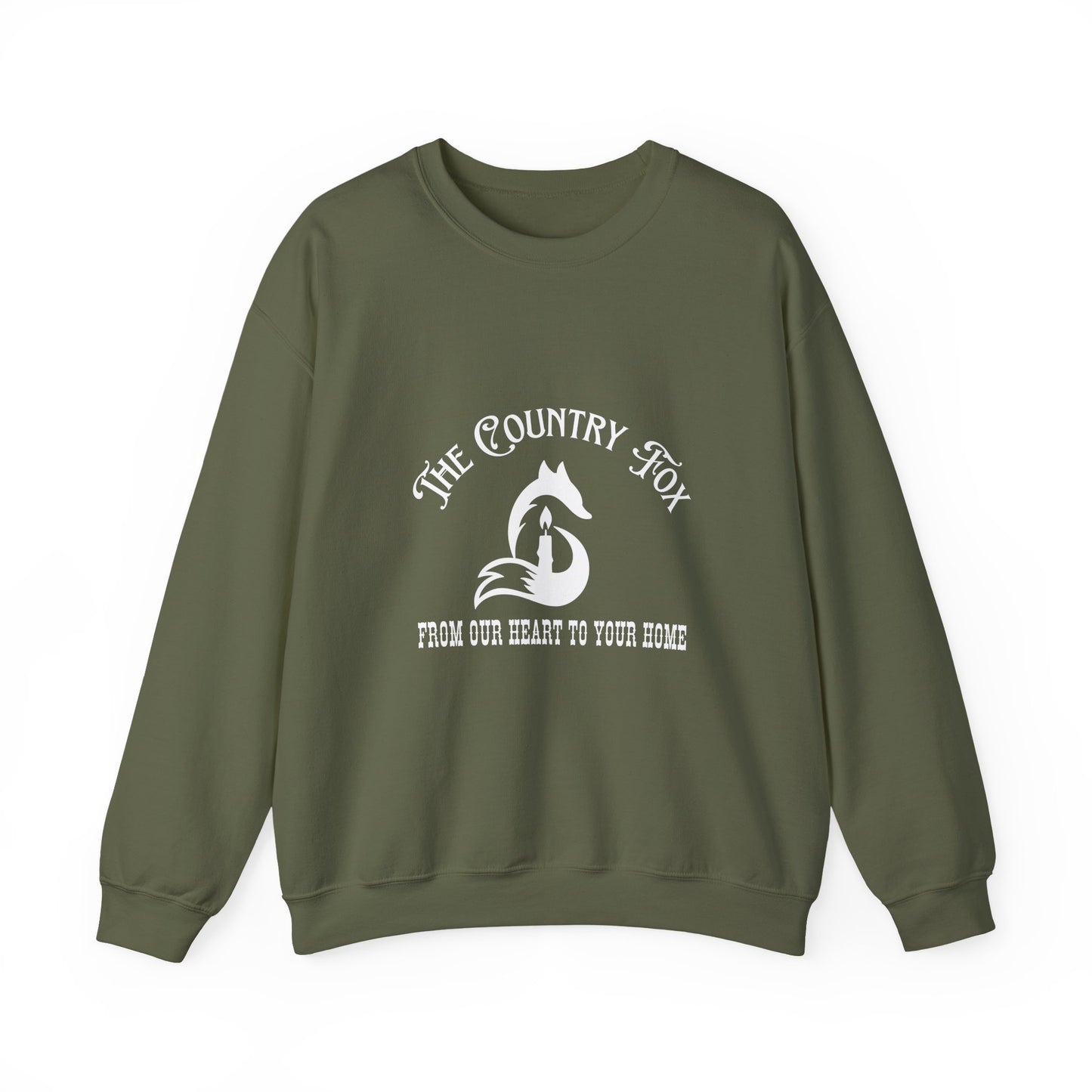 Country Fox Crewneck Sweatshirt — "The Country Fox" Logo Pullover