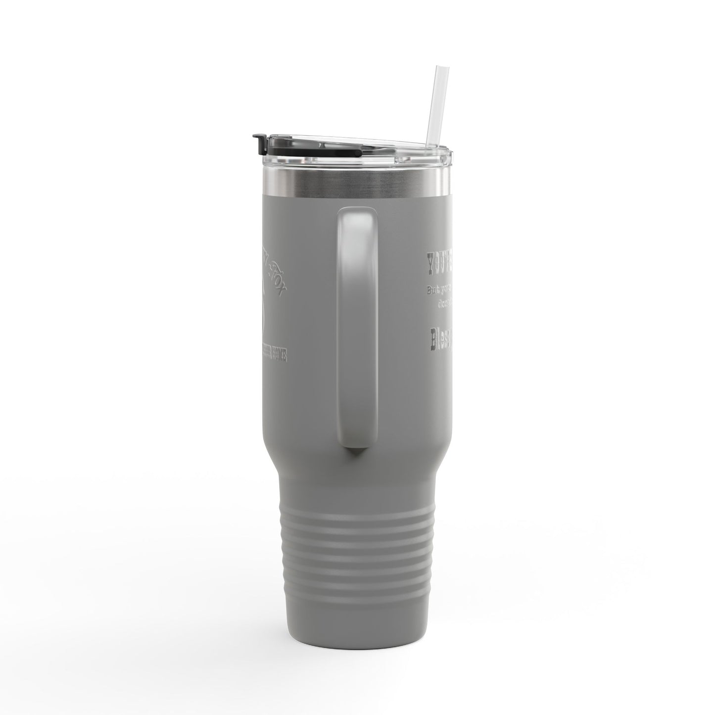 40oz Insulated Travel Mug – “You’re so pretty” Black font-Thermal Tumbler