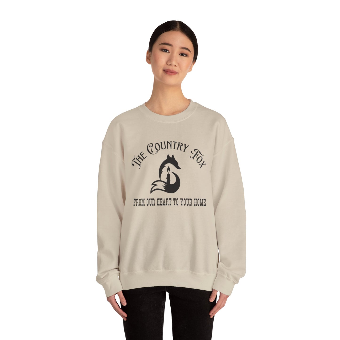 Country Fox Crewneck Sweatshirt — "The Country Fox" Logo Pullover