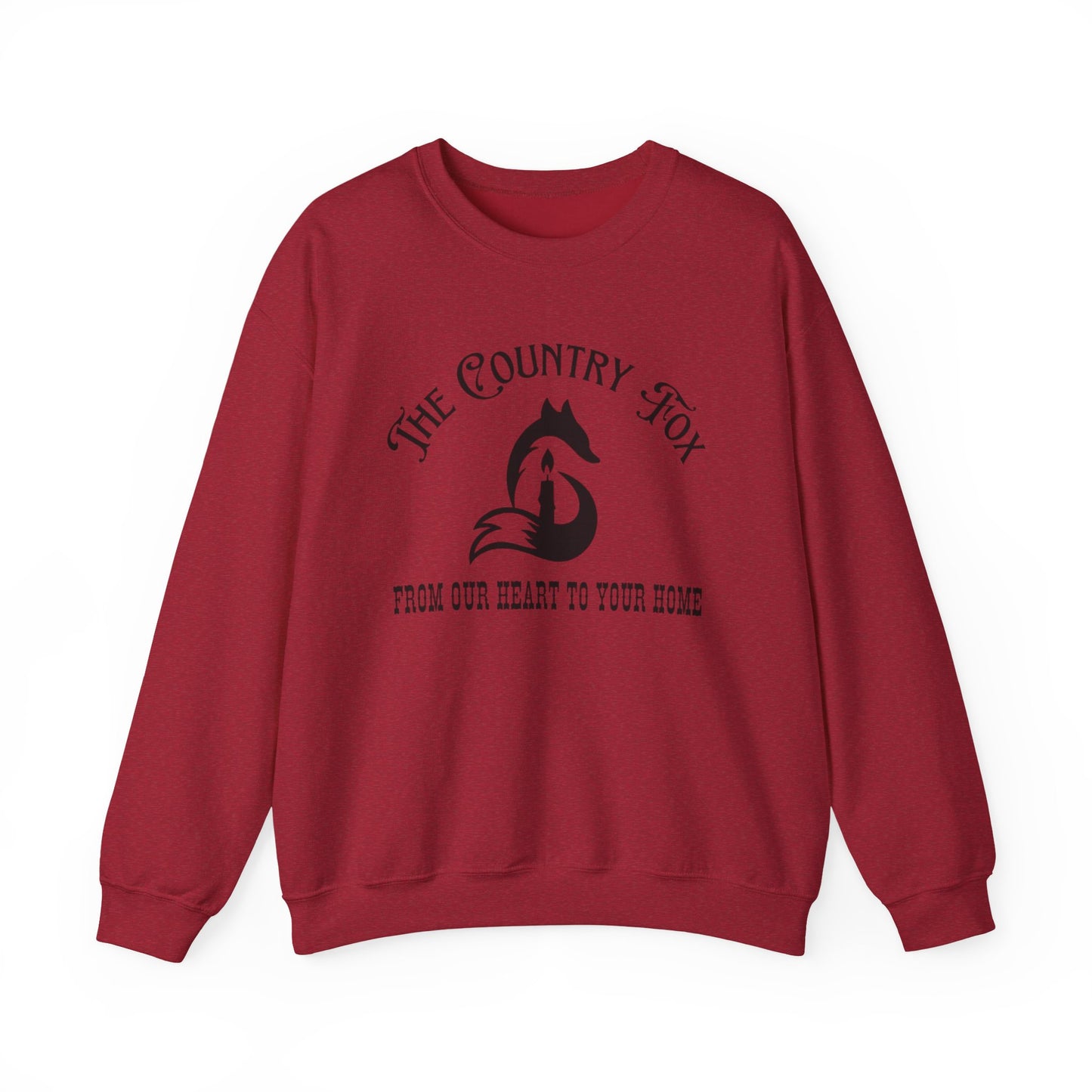 Country Fox Crewneck Sweatshirt — "The Country Fox" Logo Pullover