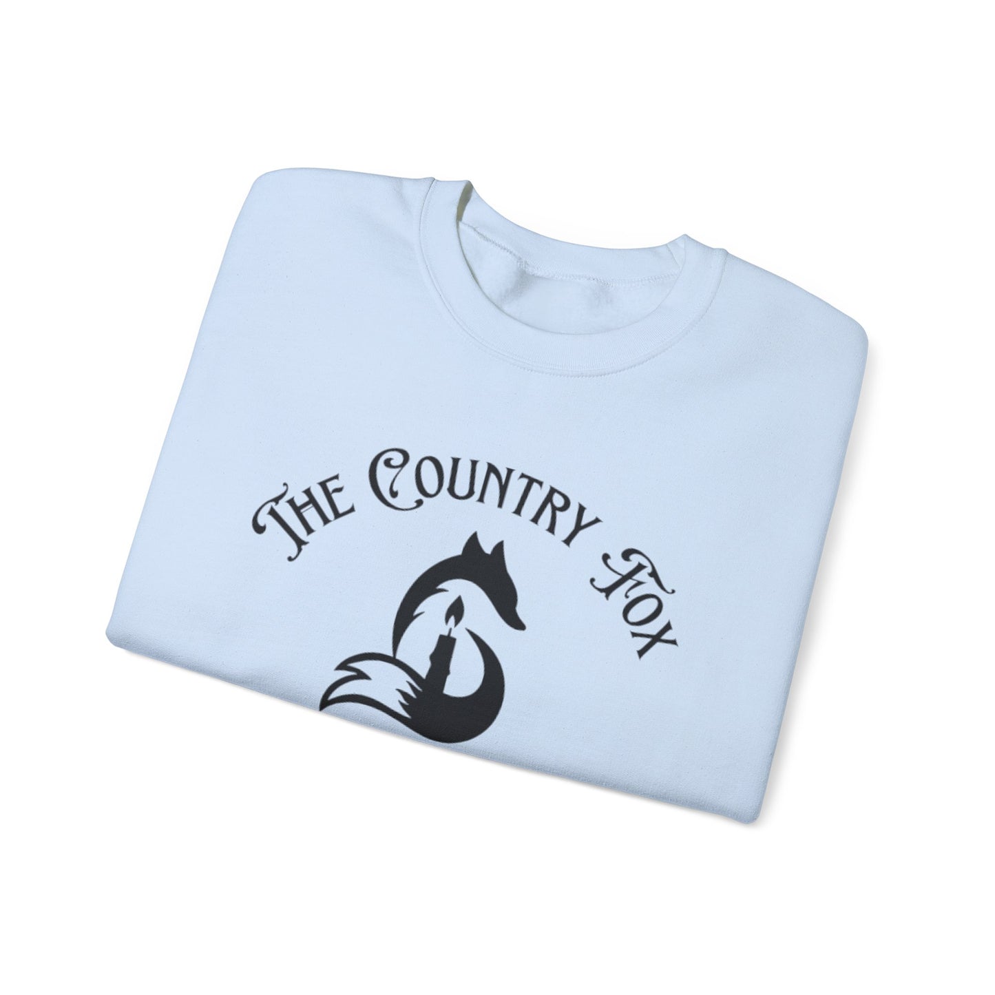 Country Fox Crewneck Sweatshirt — "The Country Fox" Logo Pullover
