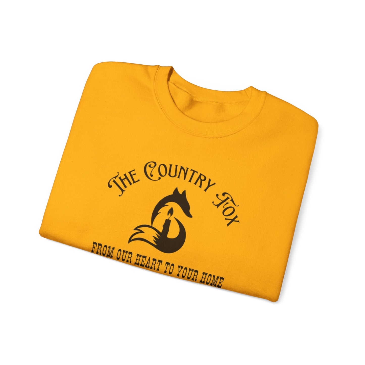 Country Fox Crewneck Sweatshirt — "The Country Fox" Logo Pullover