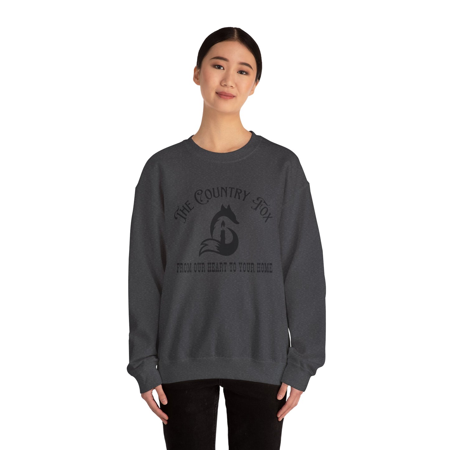 Country Fox Crewneck Sweatshirt — "The Country Fox" Logo Pullover