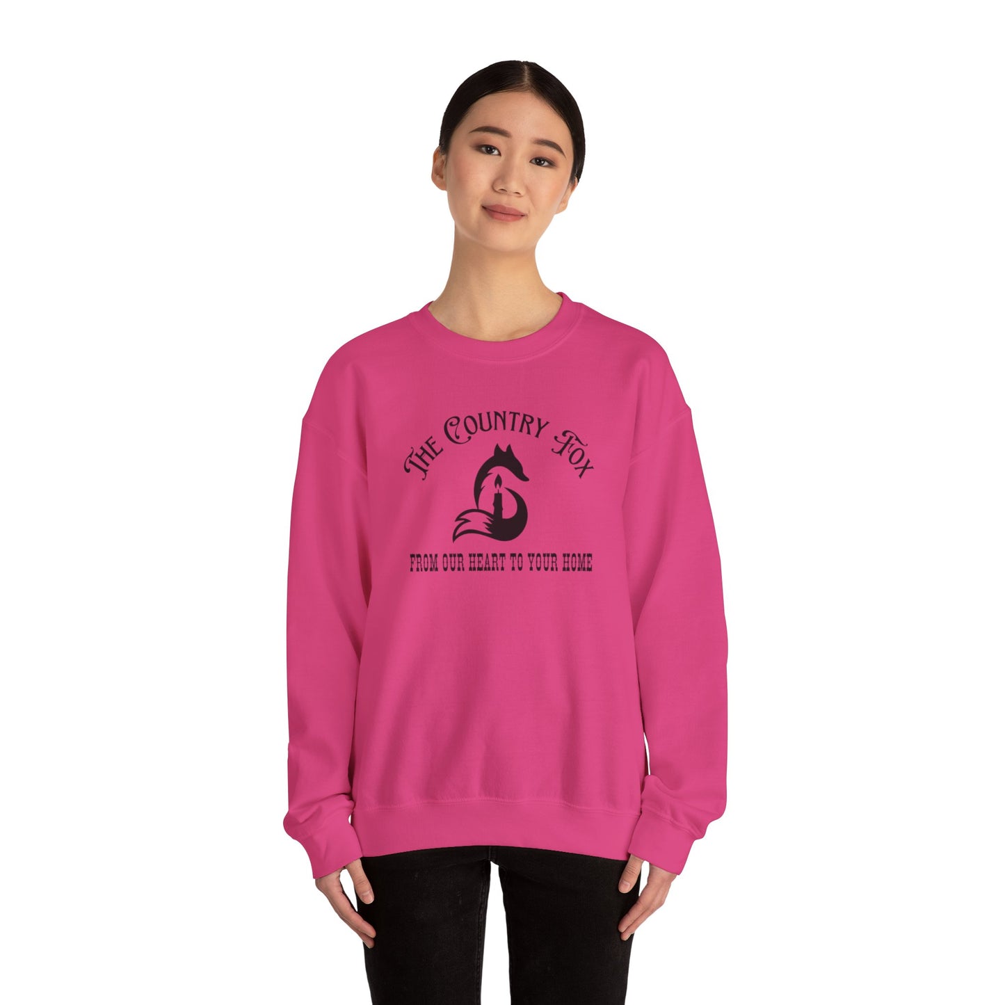 Country Fox Crewneck Sweatshirt — "The Country Fox" Logo Pullover