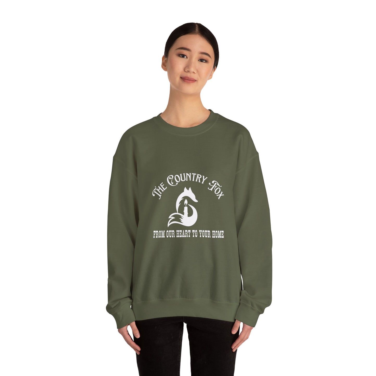 Country Fox Crewneck Sweatshirt — "The Country Fox" Logo Pullover