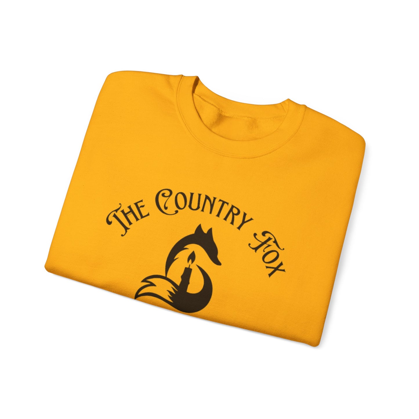 Country Fox Crewneck Sweatshirt — "The Country Fox" Logo Pullover