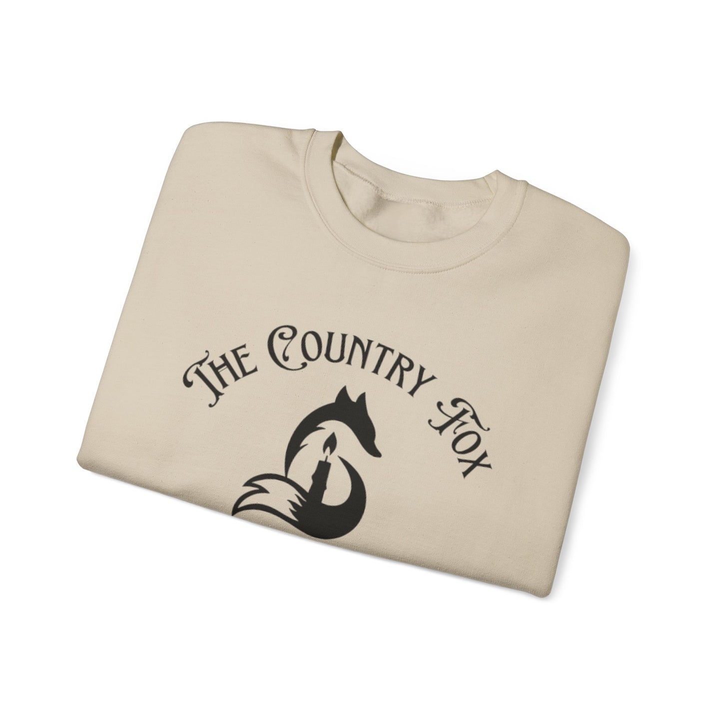 Country Fox Crewneck Sweatshirt — "The Country Fox" Logo Pullover