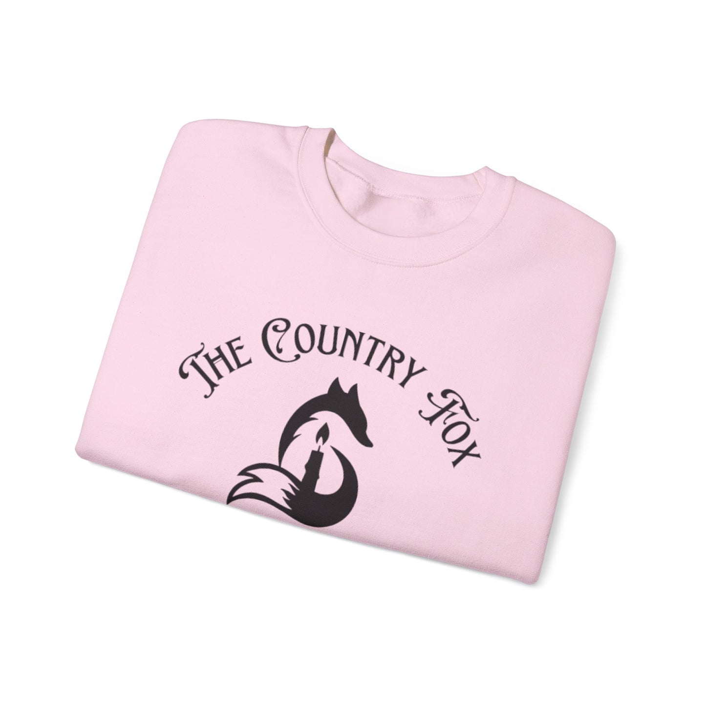 Country Fox Crewneck Sweatshirt — "The Country Fox" Logo Pullover