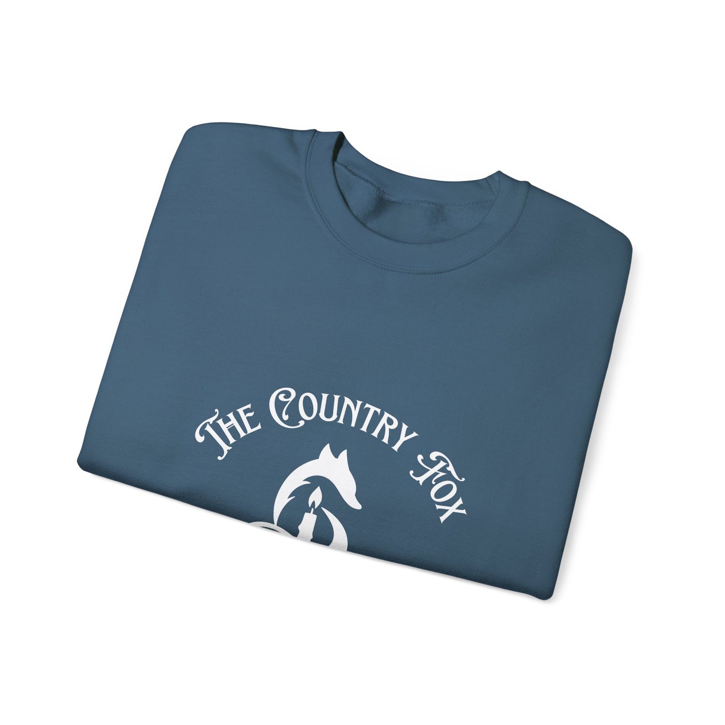 Country Fox Crewneck Sweatshirt — "The Country Fox" Logo Pullover