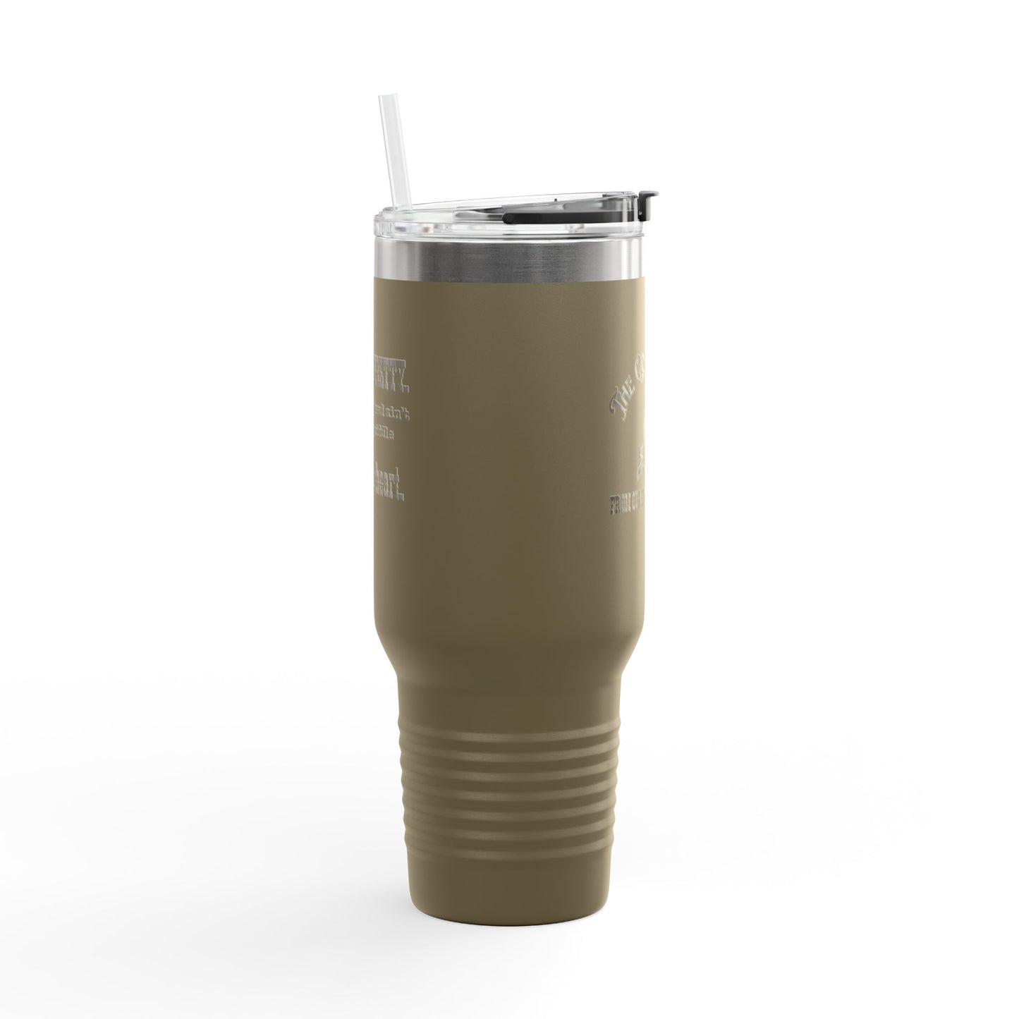 40oz Insulated Travel Mug – “You’re so pretty” Black font-Thermal Tumbler