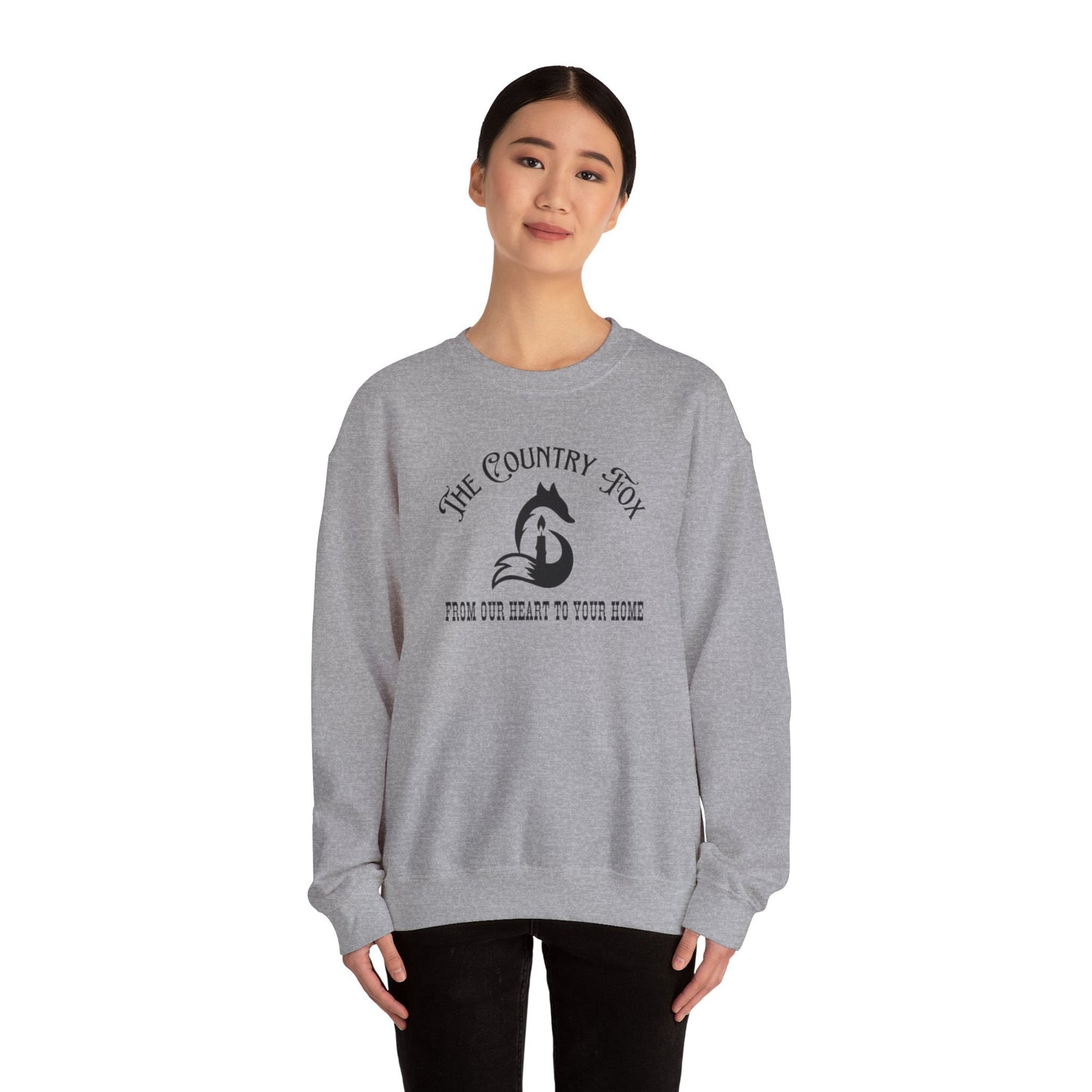 Country Fox Crewneck Sweatshirt — "The Country Fox" Logo Pullover