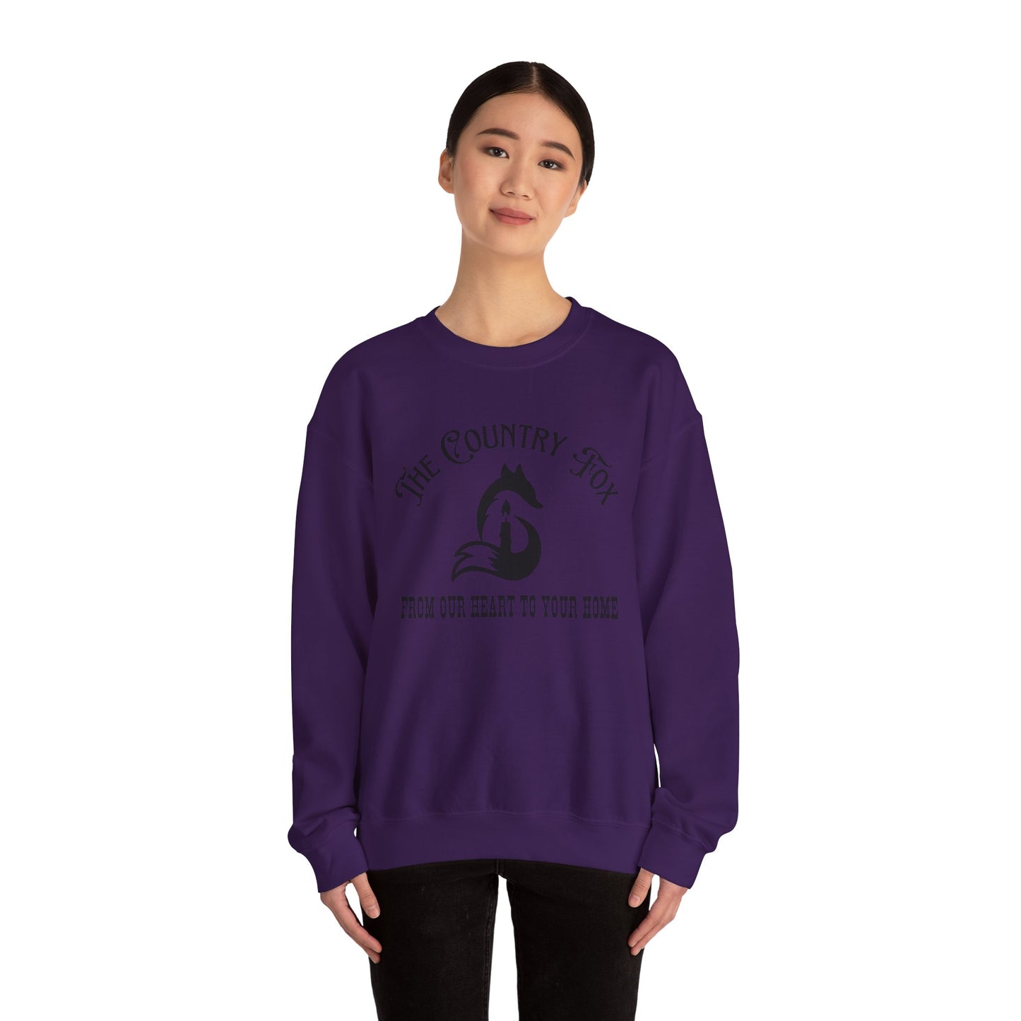 Country Fox Crewneck Sweatshirt — "The Country Fox" Logo Pullover