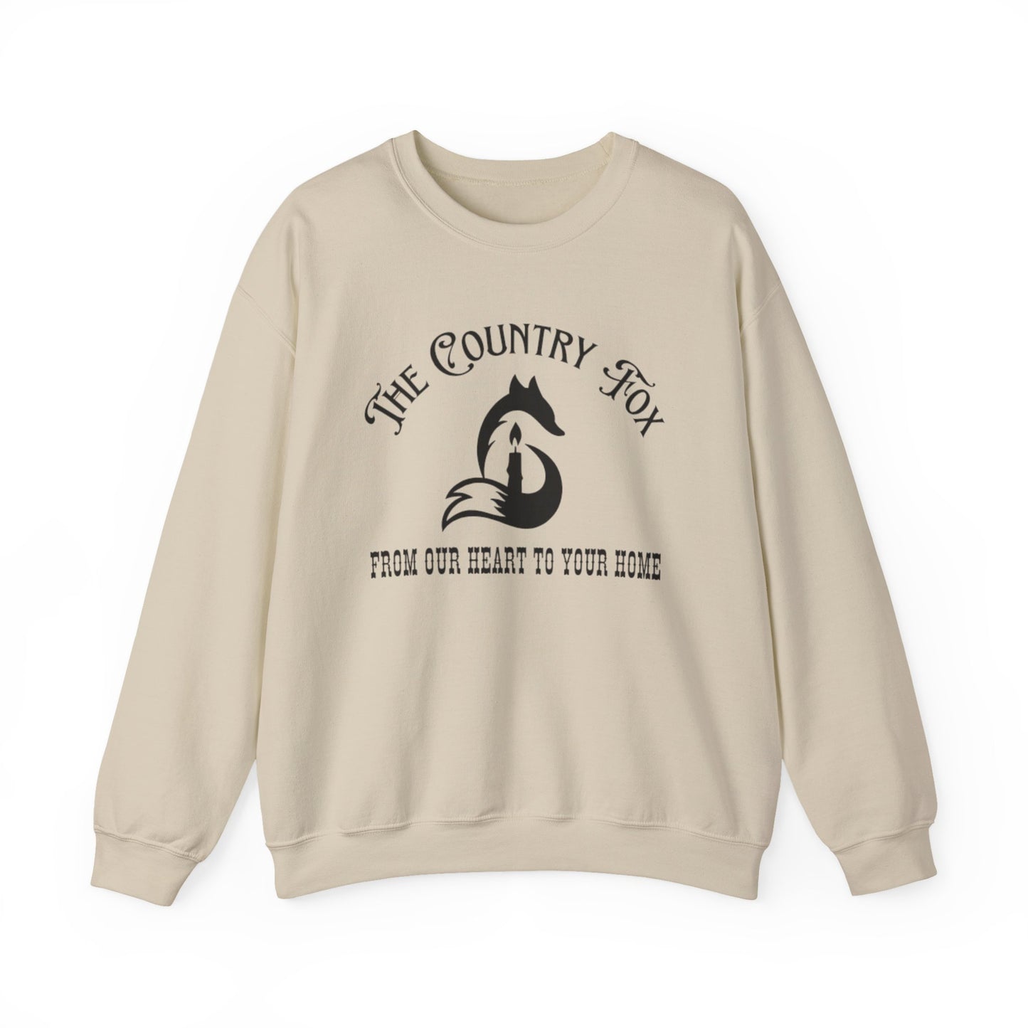 Country Fox Crewneck Sweatshirt — "The Country Fox" Logo Pullover