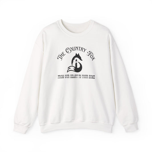 Country Fox Crewneck Sweatshirt — "The Country Fox" Logo Pullover