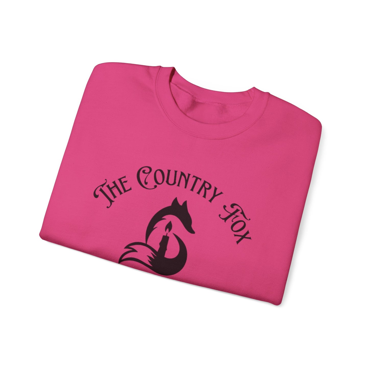 Country Fox Crewneck Sweatshirt — "The Country Fox" Logo Pullover