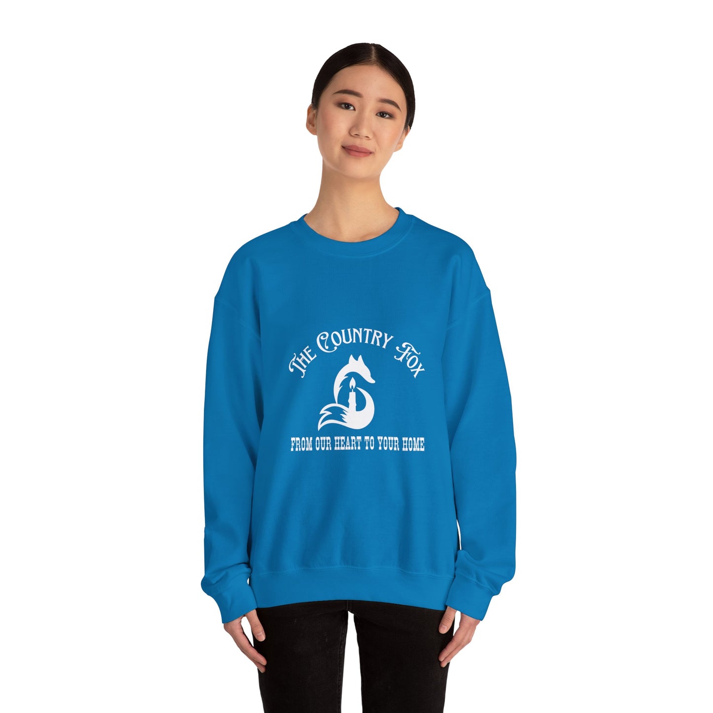Country Fox Crewneck Sweatshirt — "The Country Fox" Logo Pullover