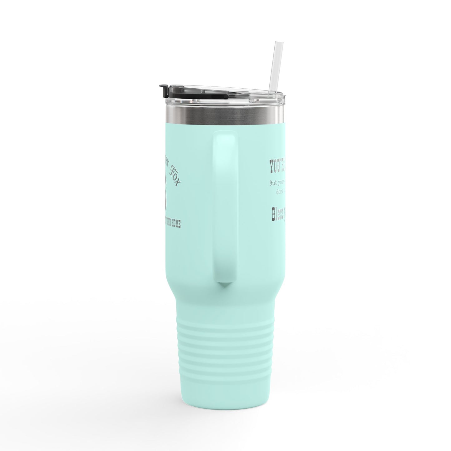 40oz Insulated Travel Mug – “You’re so pretty” Black font-Thermal Tumbler