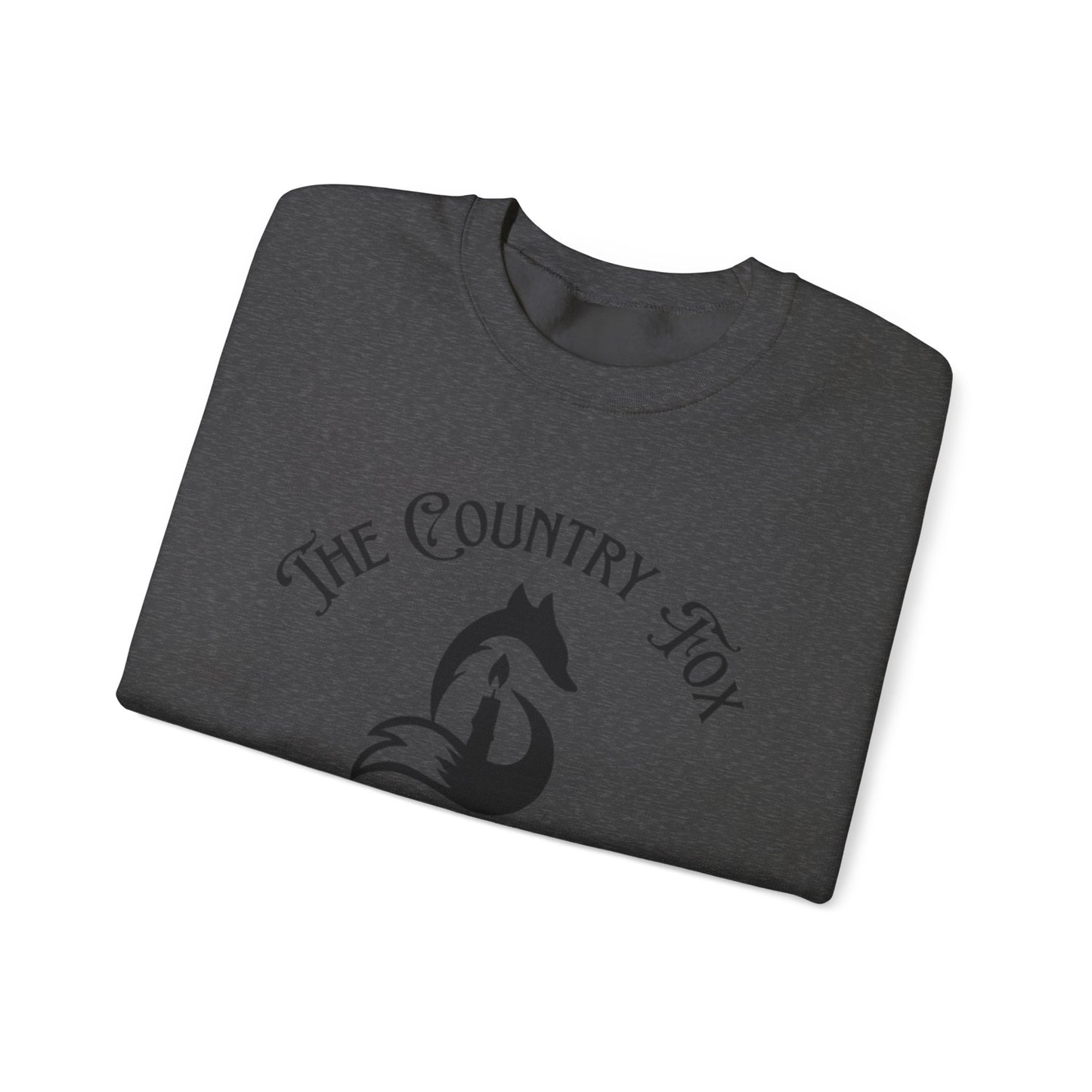 Country Fox Crewneck Sweatshirt — "The Country Fox" Logo Pullover