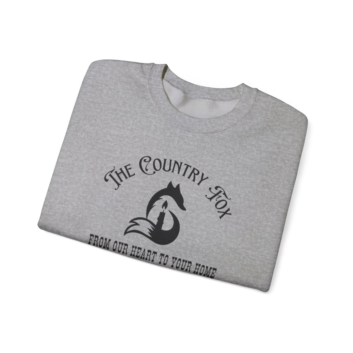 Country Fox Crewneck Sweatshirt — "The Country Fox" Logo Pullover