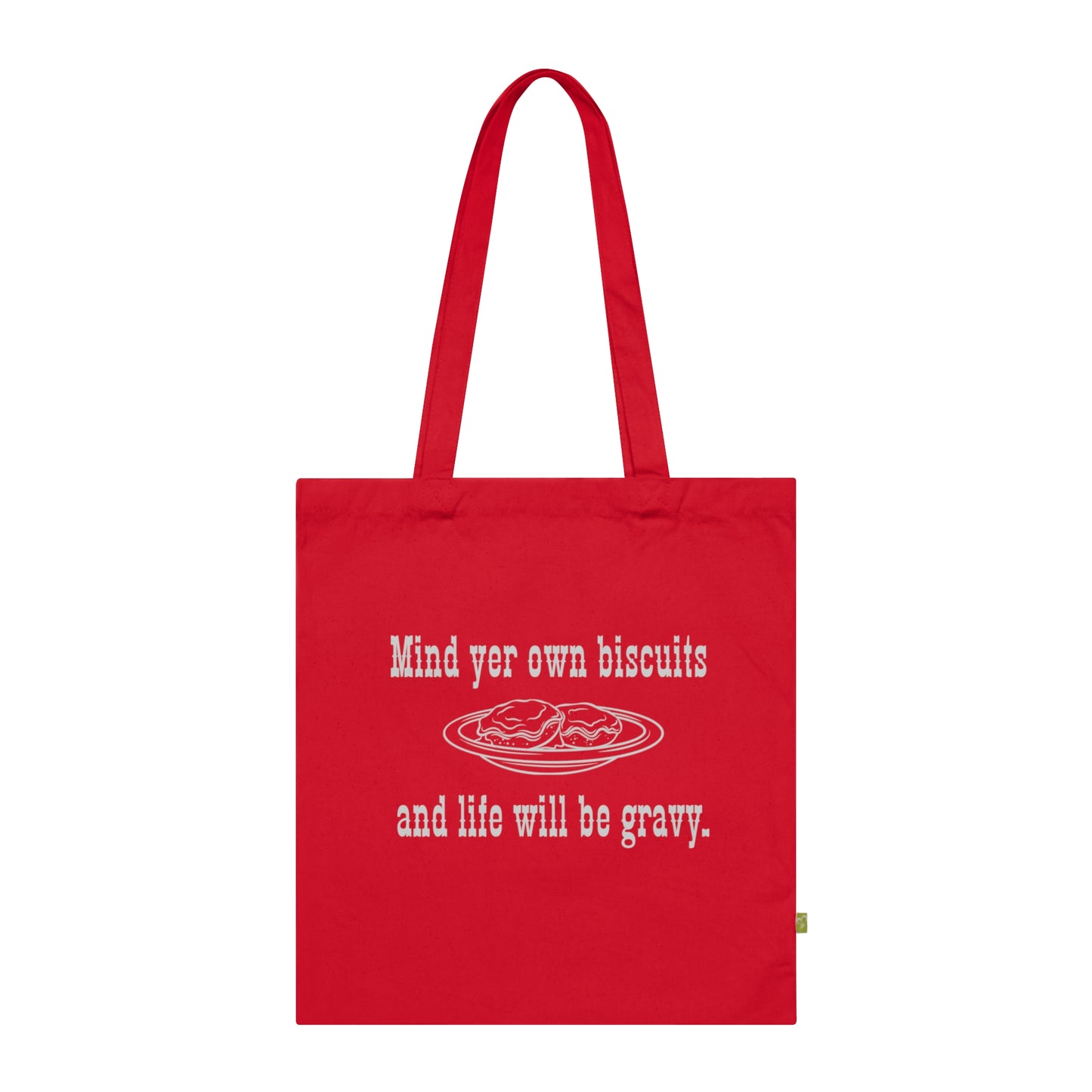 TCF ‘Mind yer biscuits” Cotton Tote Bag — Market Grocery Bag