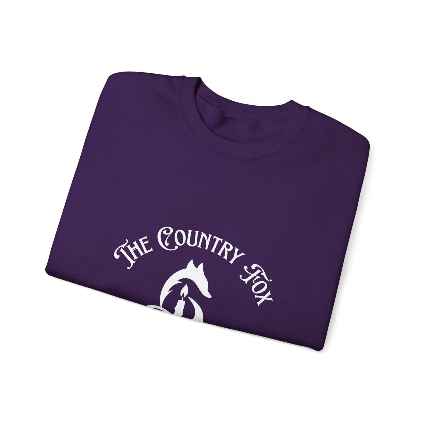 Country Fox Crewneck Sweatshirt — "The Country Fox" Logo Pullover