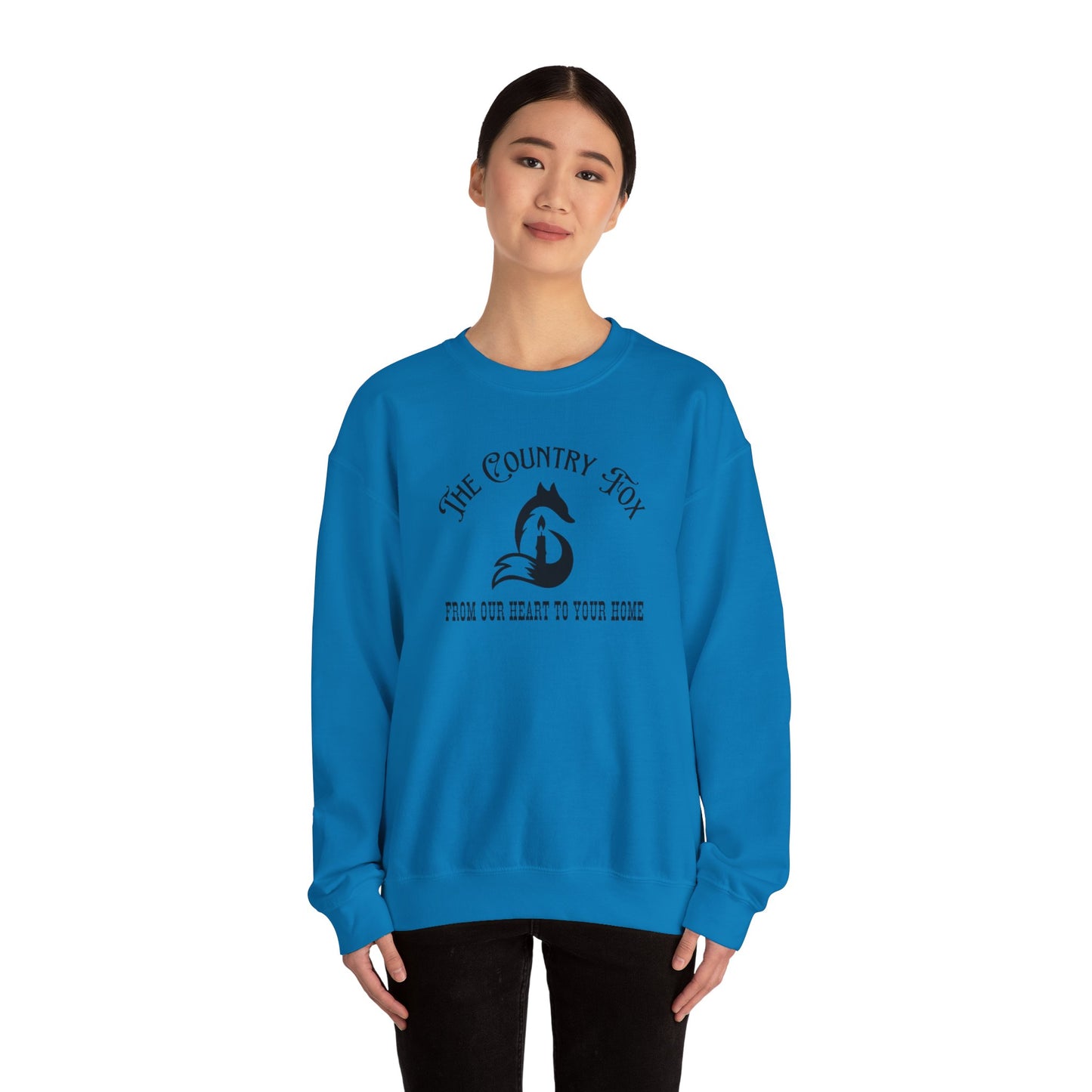 Country Fox Crewneck Sweatshirt — "The Country Fox" Logo Pullover