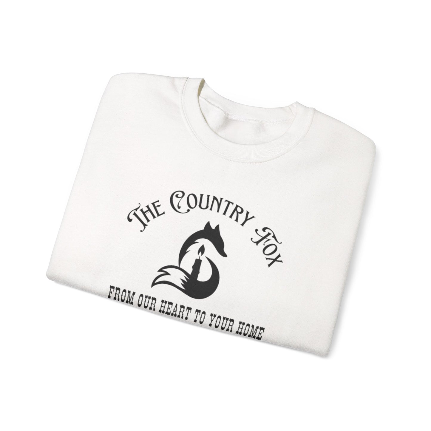 Country Fox Crewneck Sweatshirt — "The Country Fox" Logo Pullover