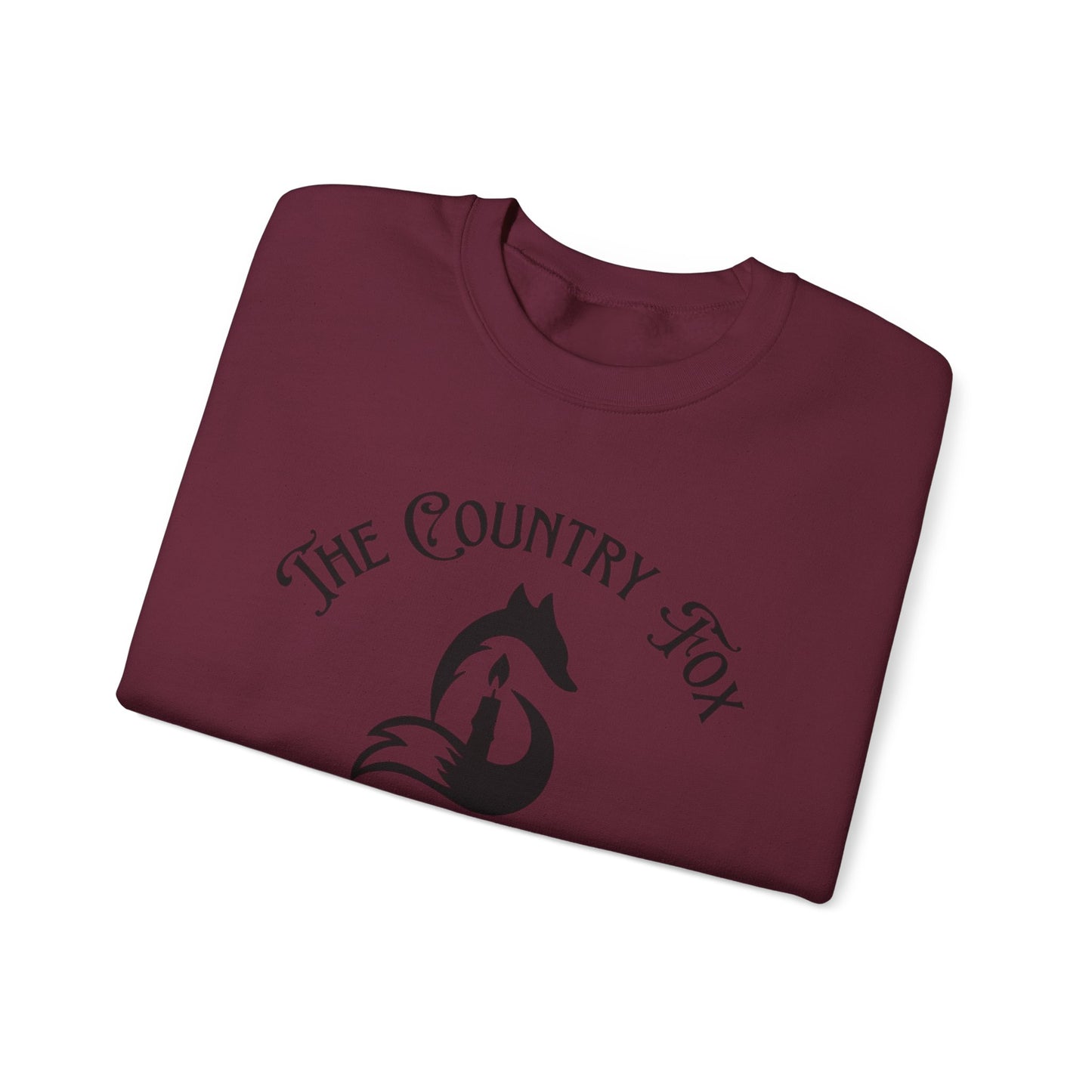 Country Fox Crewneck Sweatshirt — "The Country Fox" Logo Pullover