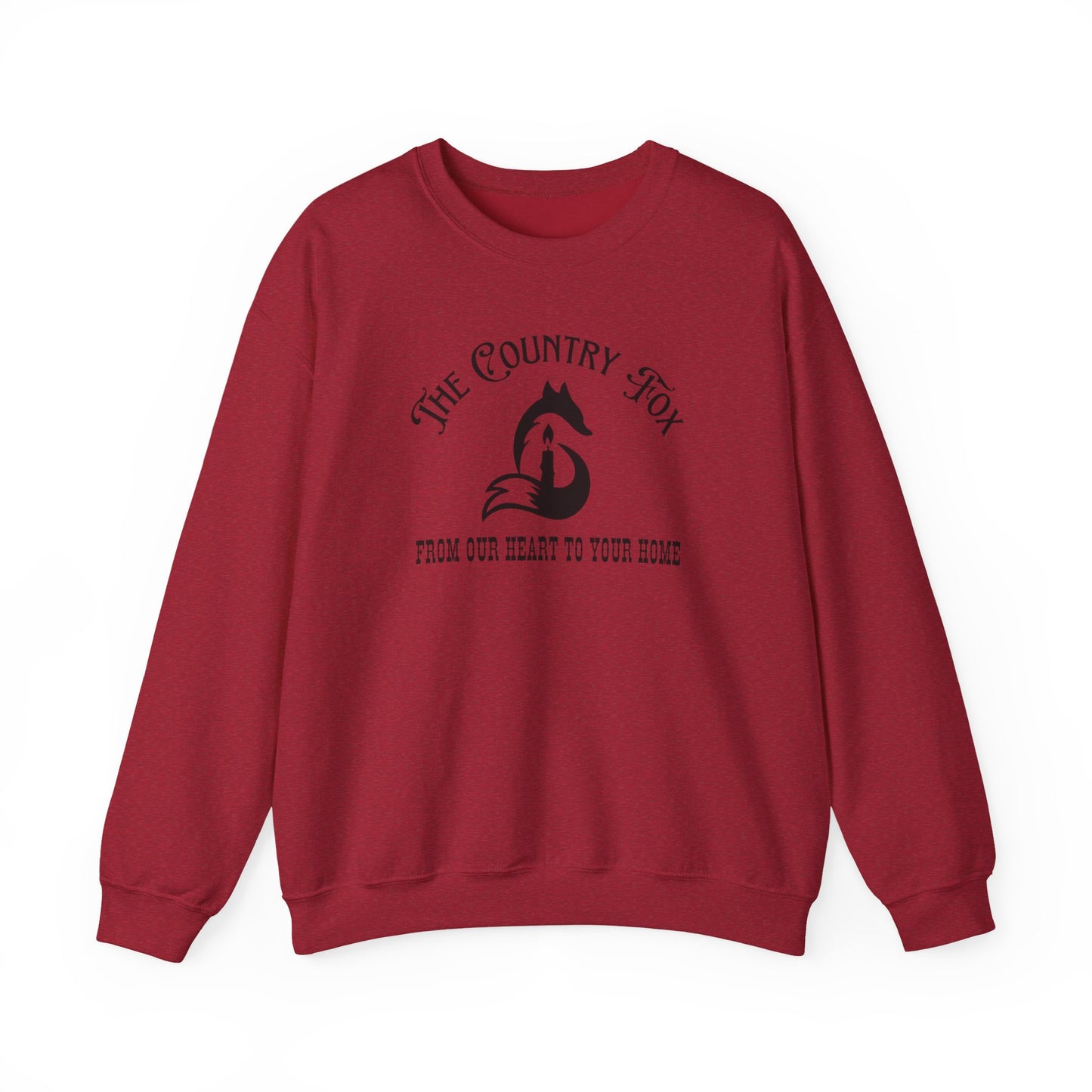 Country Fox Crewneck Sweatshirt — "The Country Fox" Logo Pullover