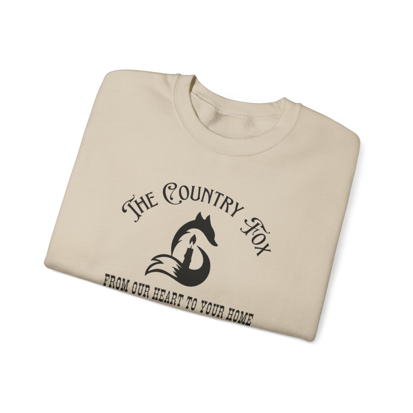 Country Fox Crewneck Sweatshirt — "The Country Fox" Logo Pullover