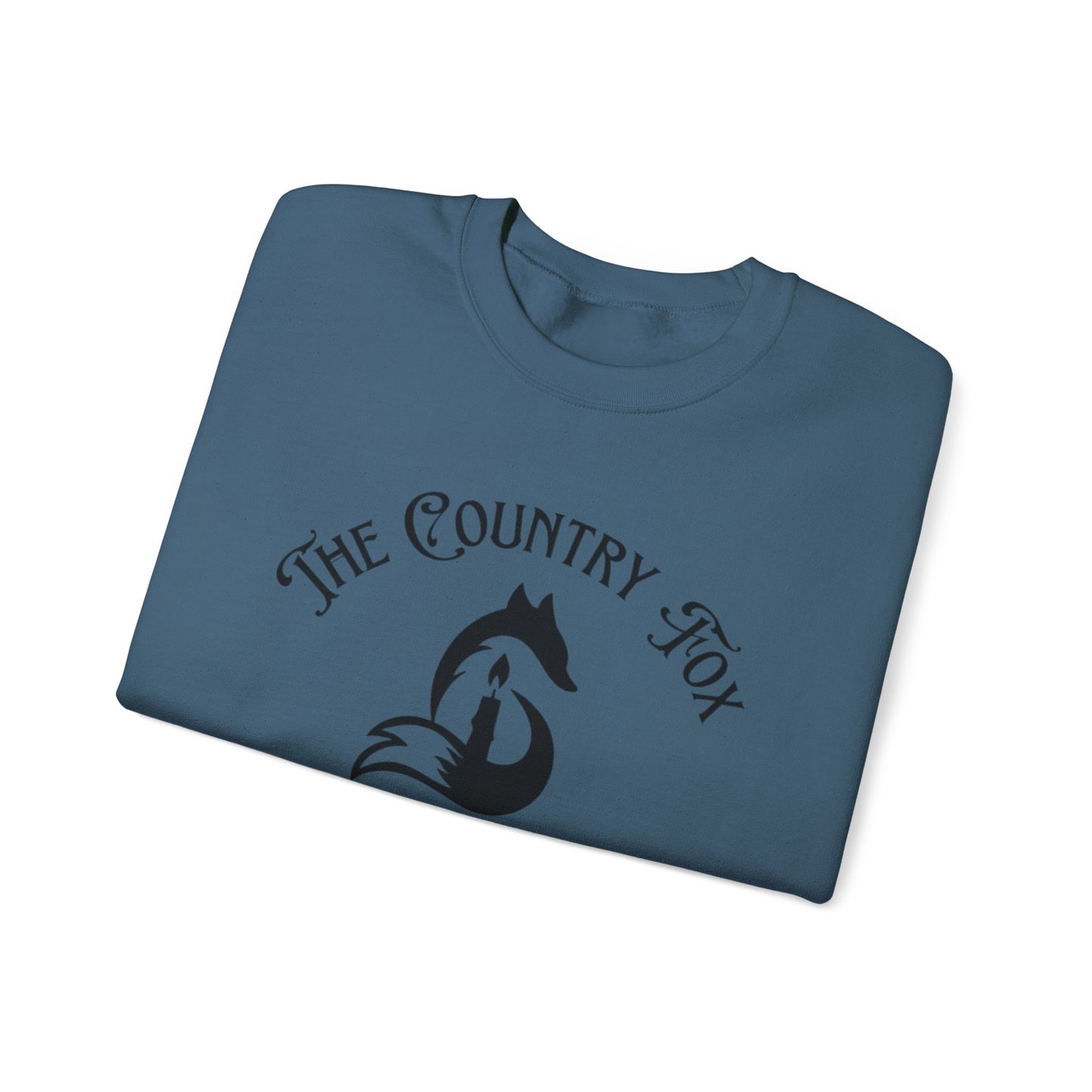 Country Fox Crewneck Sweatshirt — "The Country Fox" Logo Pullover