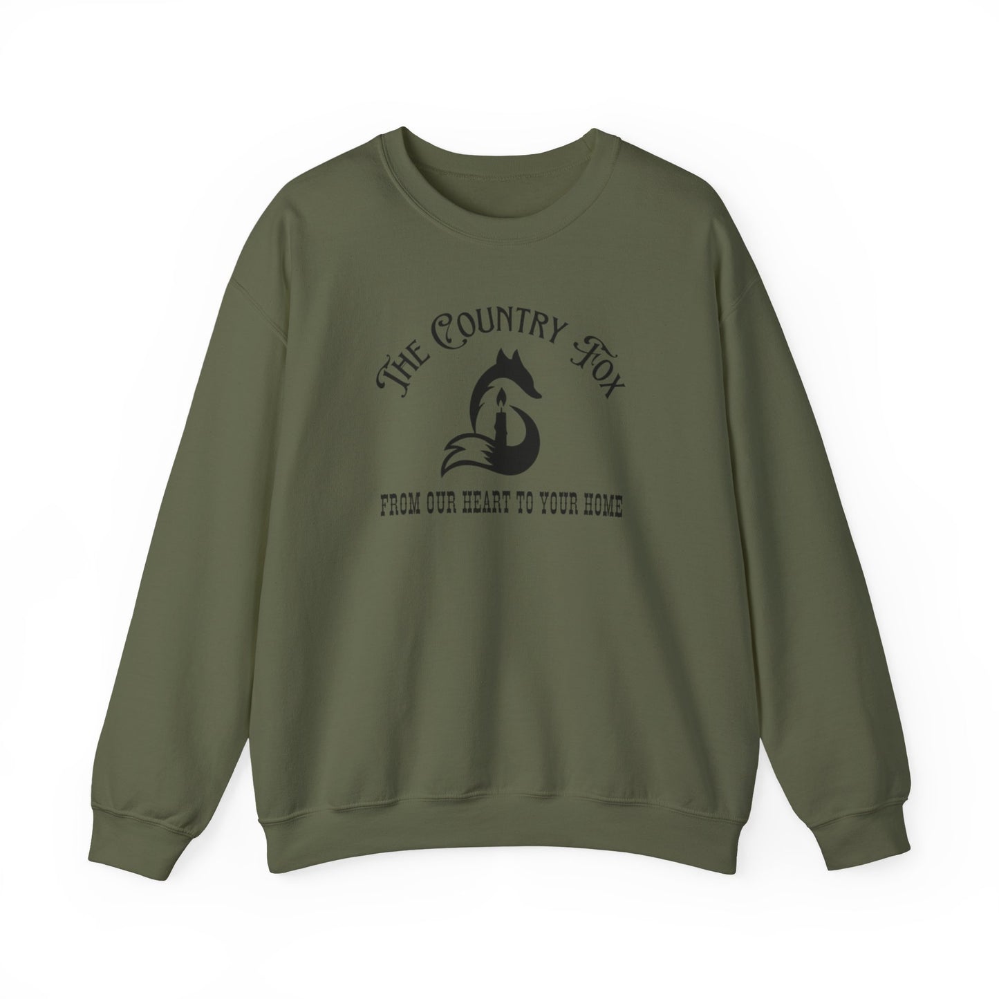 Country Fox Crewneck Sweatshirt — "The Country Fox" Logo Pullover