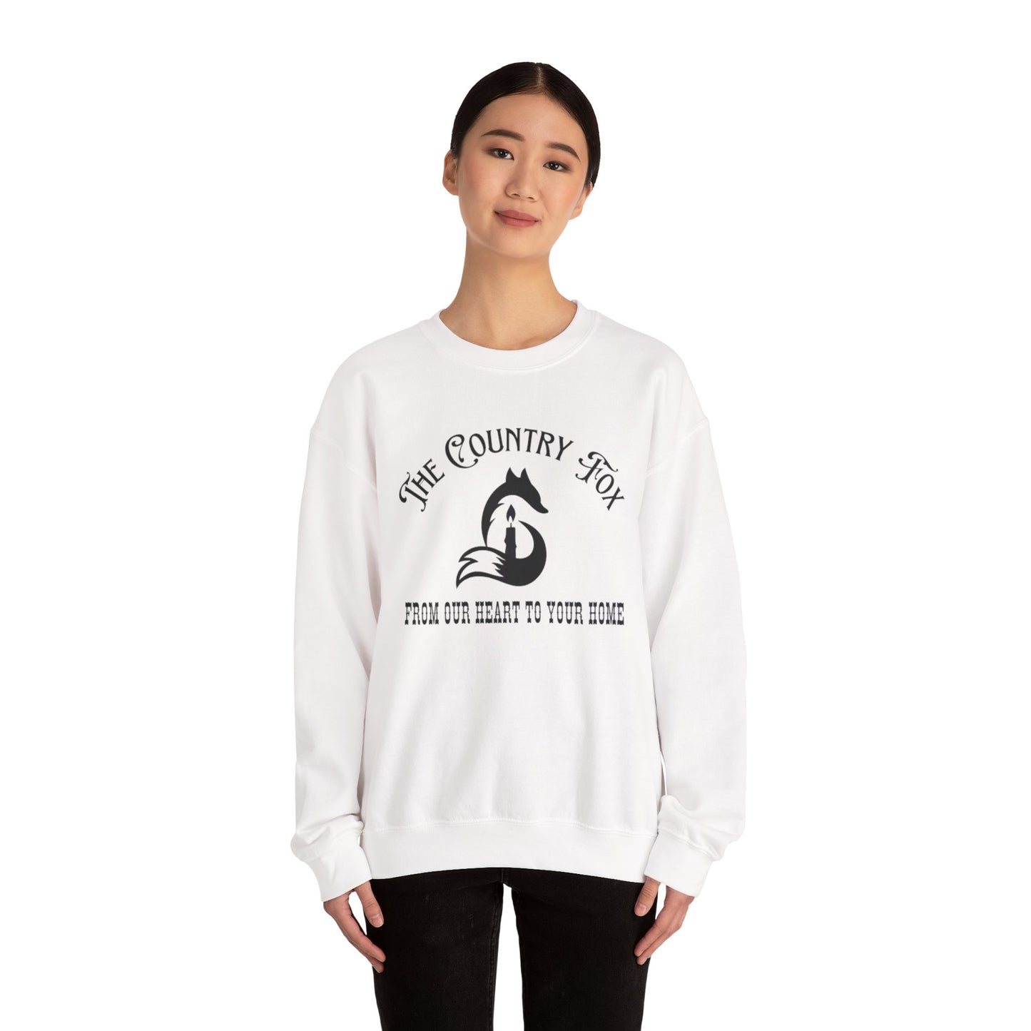 Country Fox Crewneck Sweatshirt — "The Country Fox" Logo Pullover