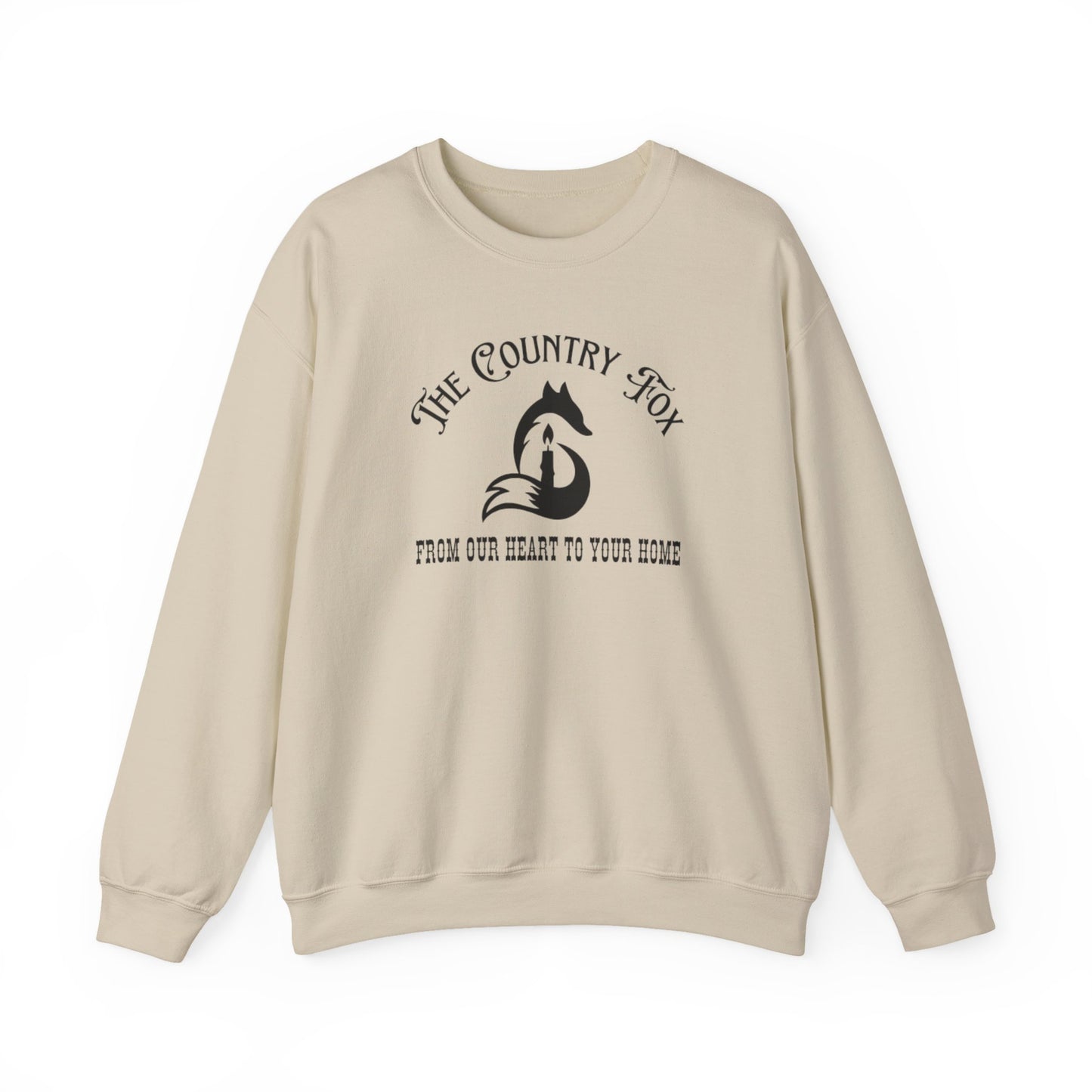 Country Fox Crewneck Sweatshirt — "The Country Fox" Logo Pullover