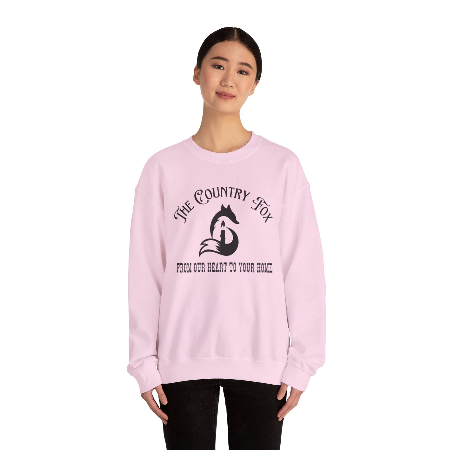 Country Fox Crewneck Sweatshirt — "The Country Fox" Logo Pullover