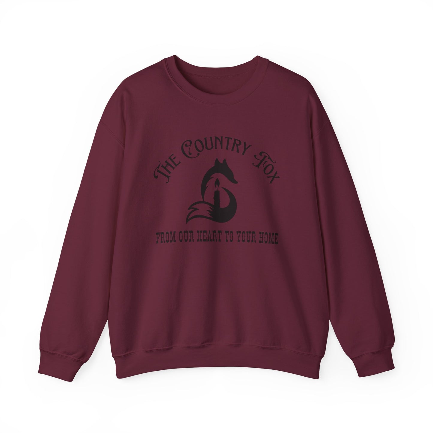 Country Fox Crewneck Sweatshirt — "The Country Fox" Logo Pullover