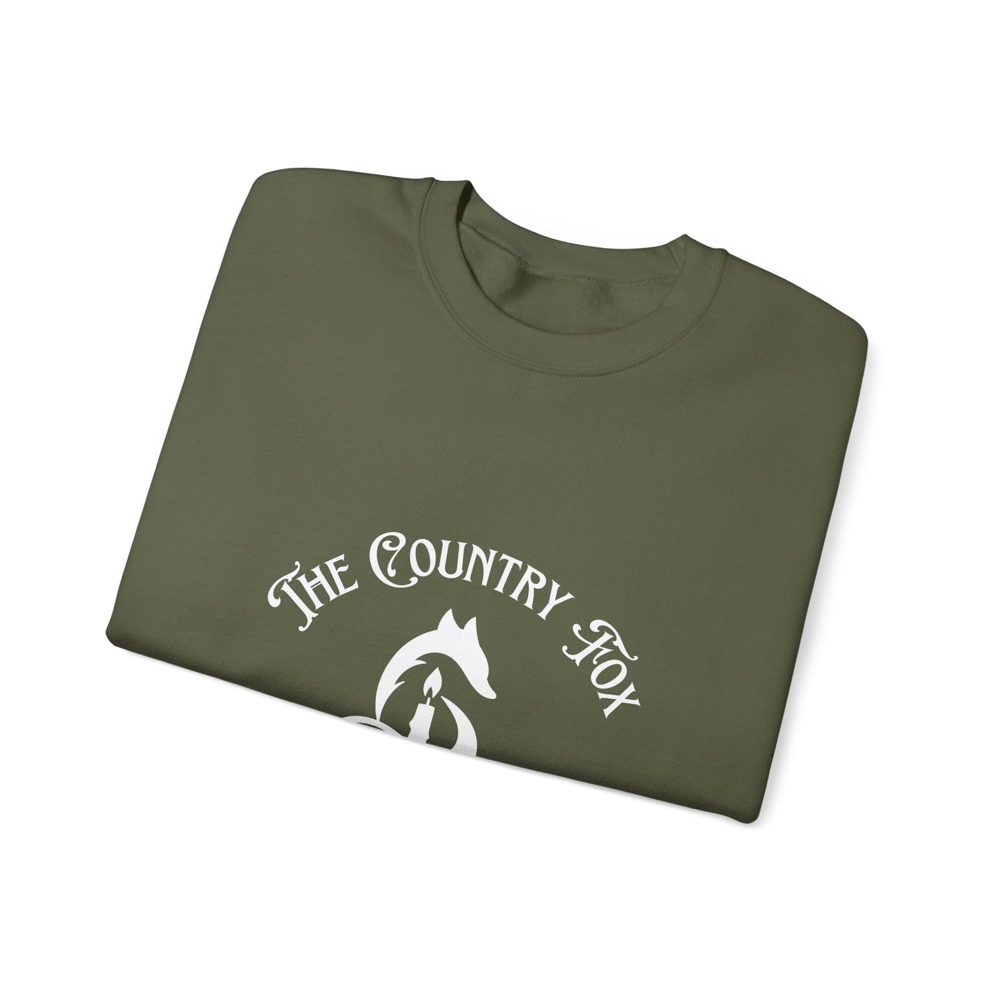 Country Fox Crewneck Sweatshirt — "The Country Fox" Logo Pullover