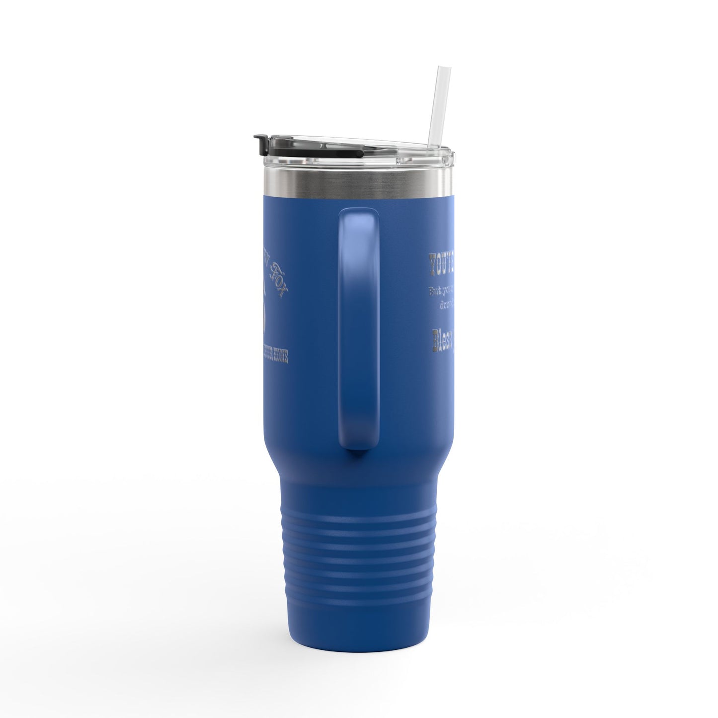 40oz Insulated Travel Mug – “You’re so pretty” Black font-Thermal Tumbler