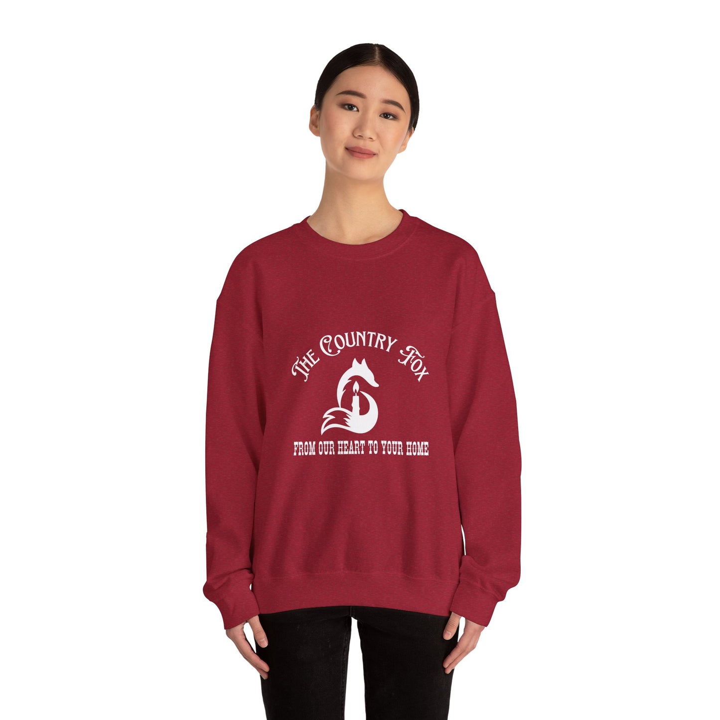 Country Fox Crewneck Sweatshirt — "The Country Fox" Logo Pullover