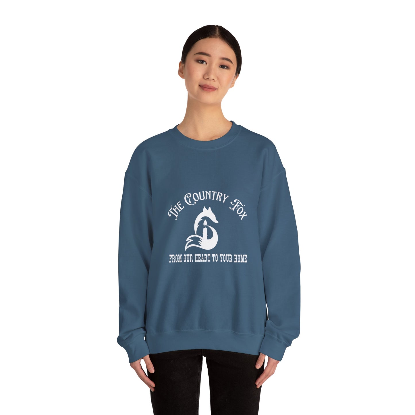 Country Fox Crewneck Sweatshirt — "The Country Fox" Logo Pullover
