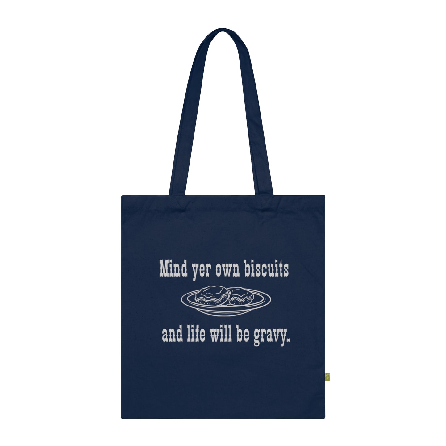 TCF ‘Mind yer biscuits” Cotton Tote Bag — Market Grocery Bag
