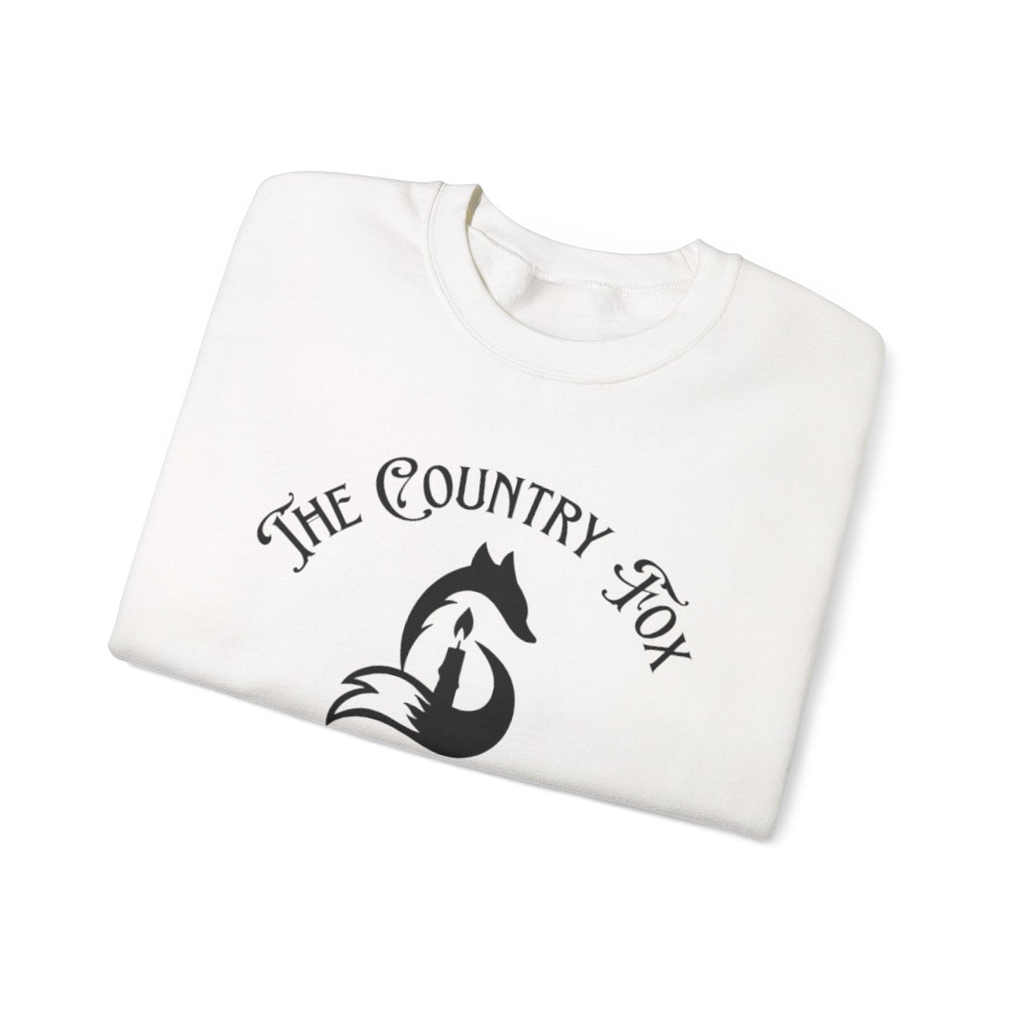 Country Fox Crewneck Sweatshirt — "The Country Fox" Logo Pullover