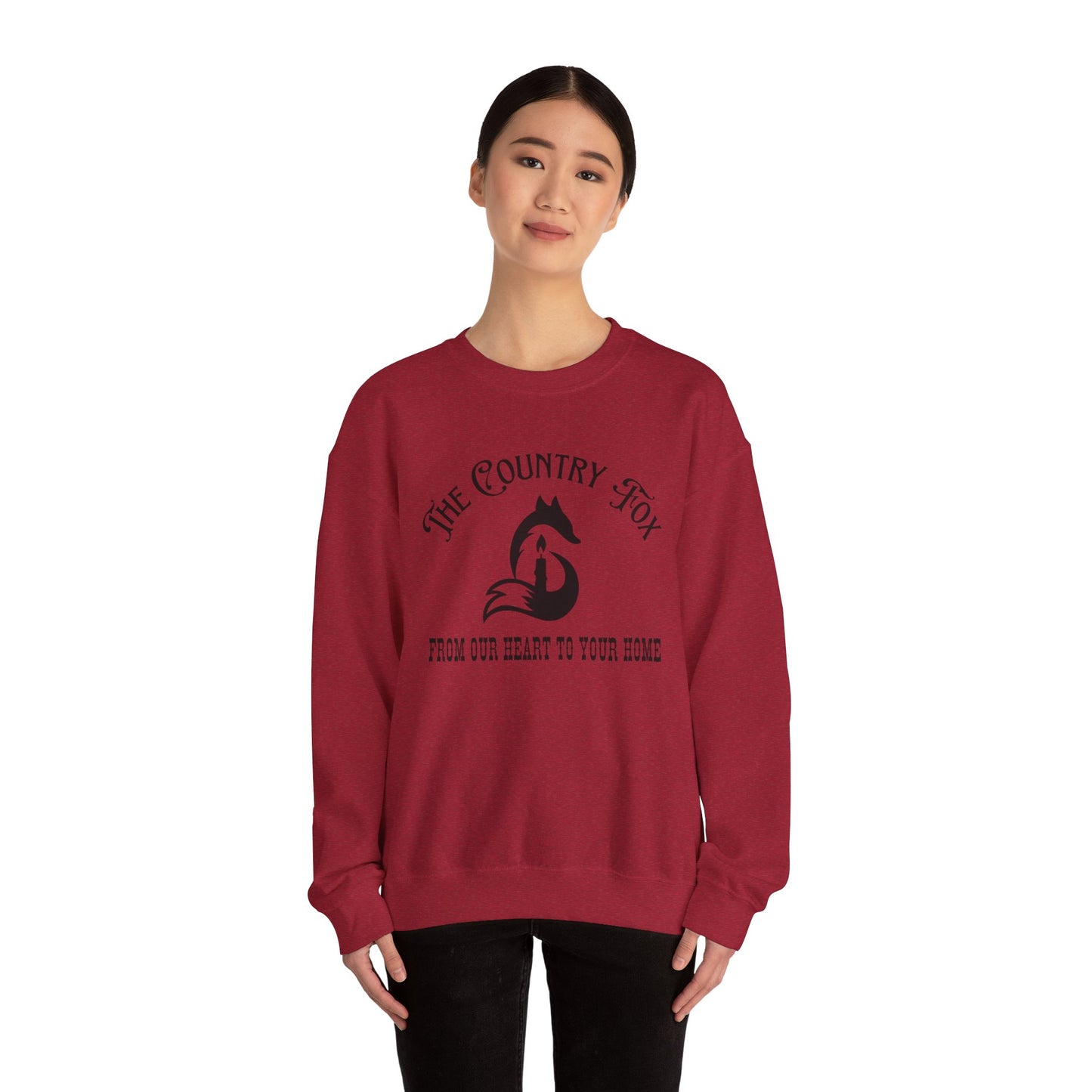 Country Fox Crewneck Sweatshirt — "The Country Fox" Logo Pullover