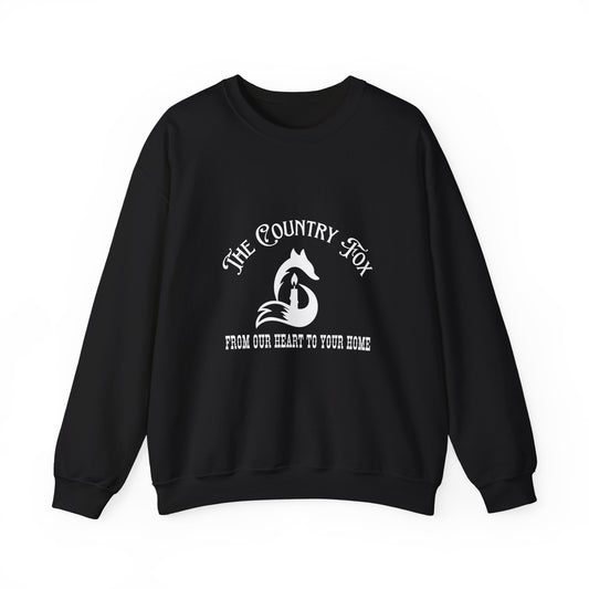 Country Fox Crewneck Sweatshirt — "The Country Fox" Logo Pullover