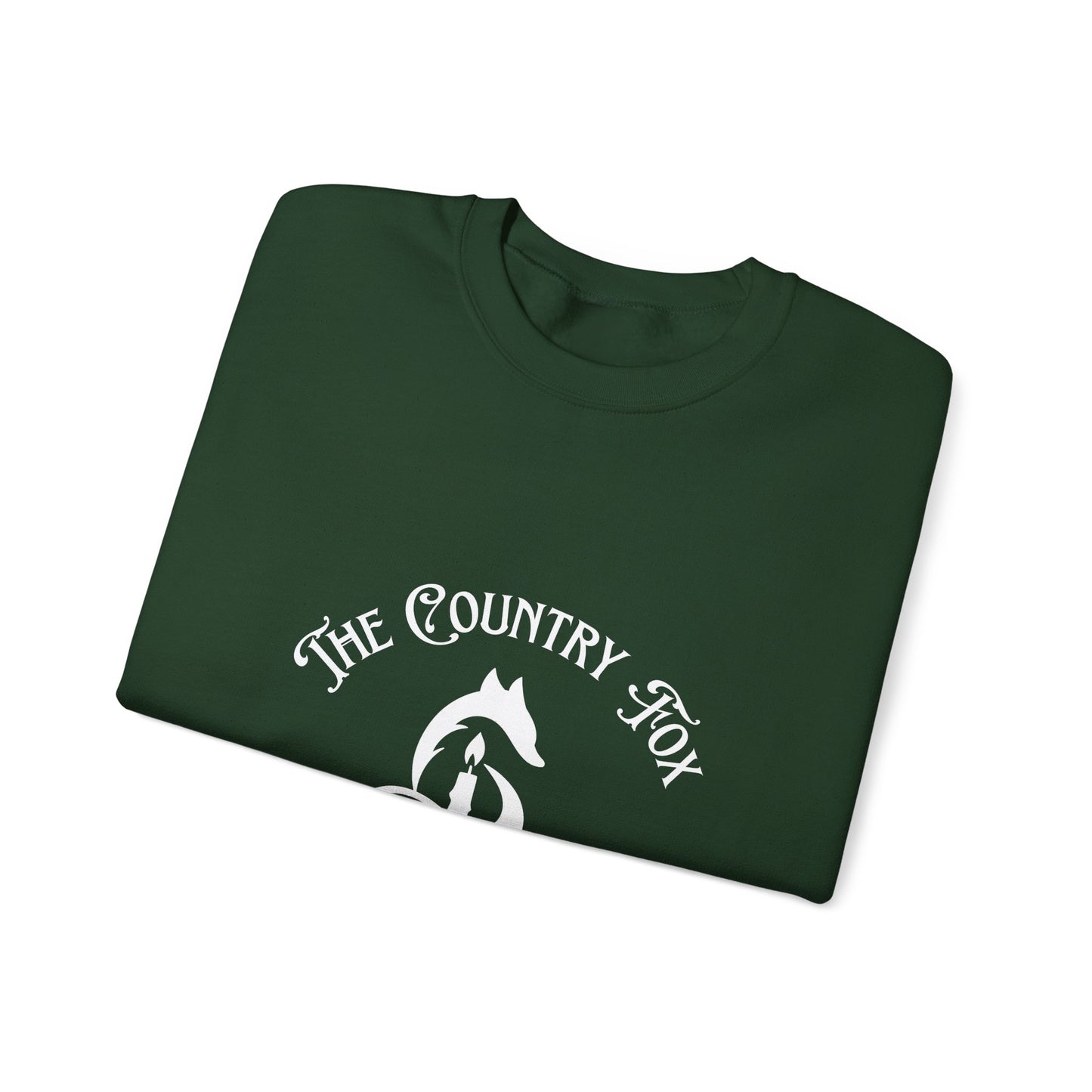Country Fox Crewneck Sweatshirt — "The Country Fox" Logo Pullover